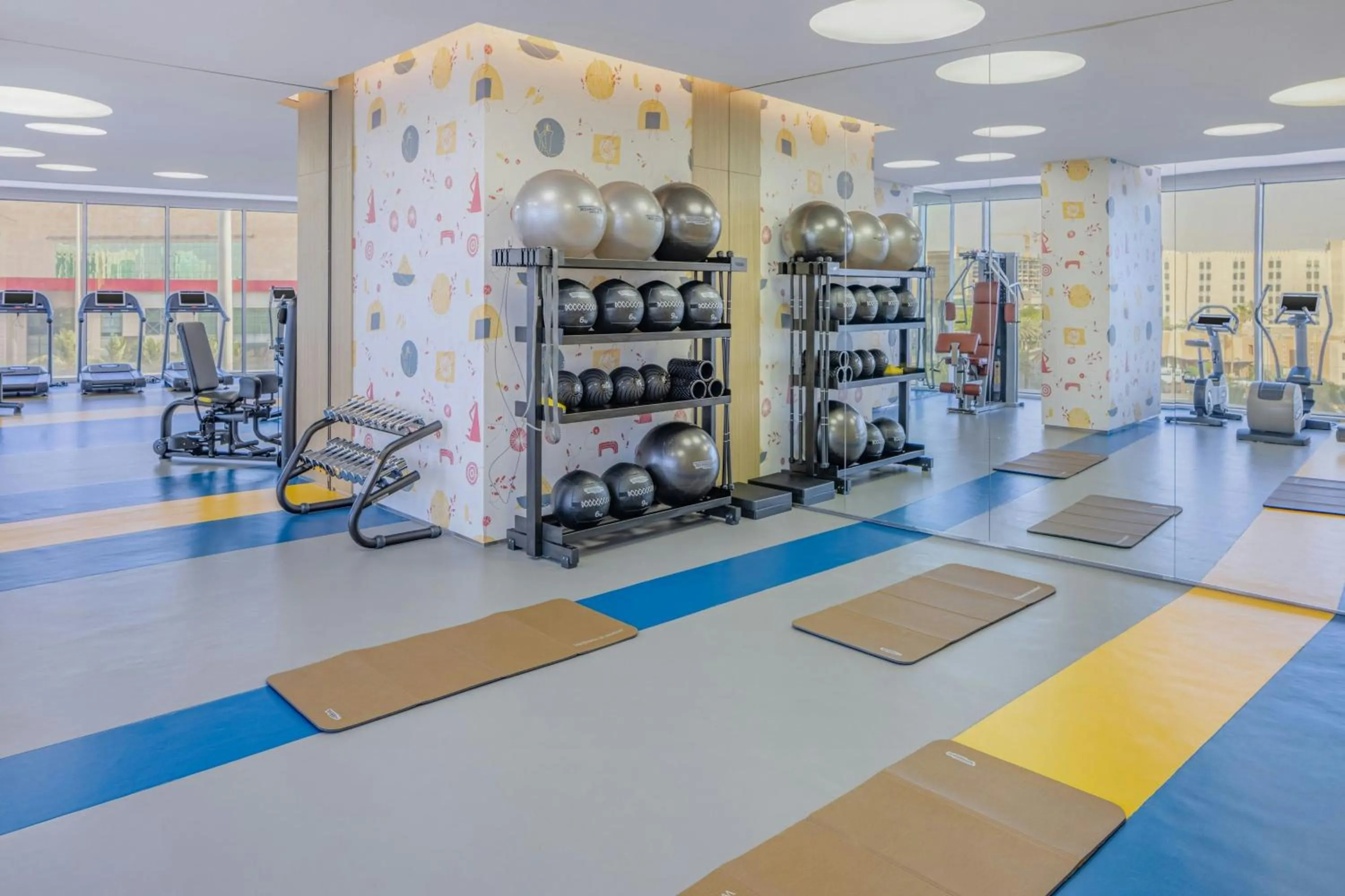 Fitness centre/facilities in Le Meridien Riyadh