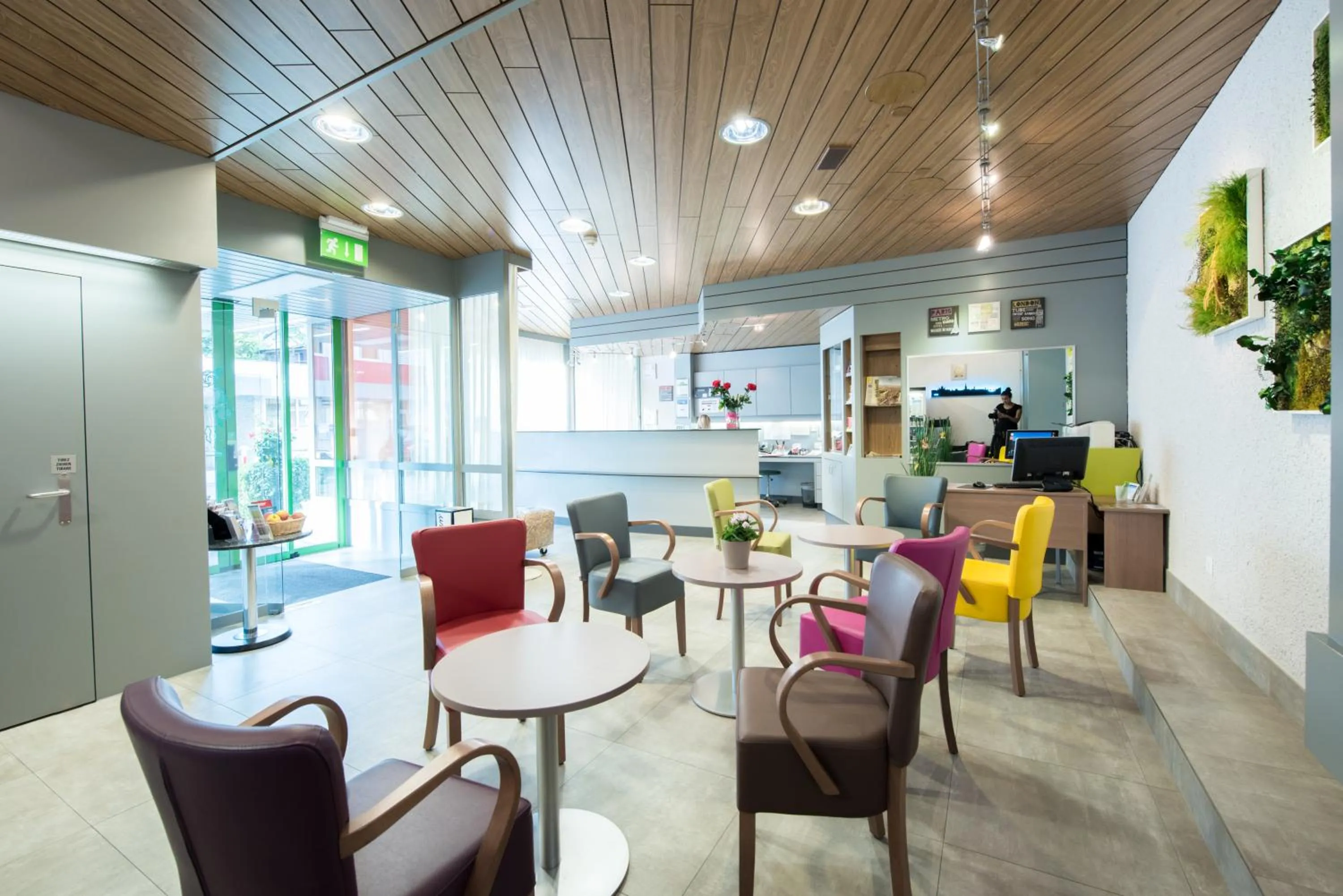 Lobby or reception in Hotel Waldhorn