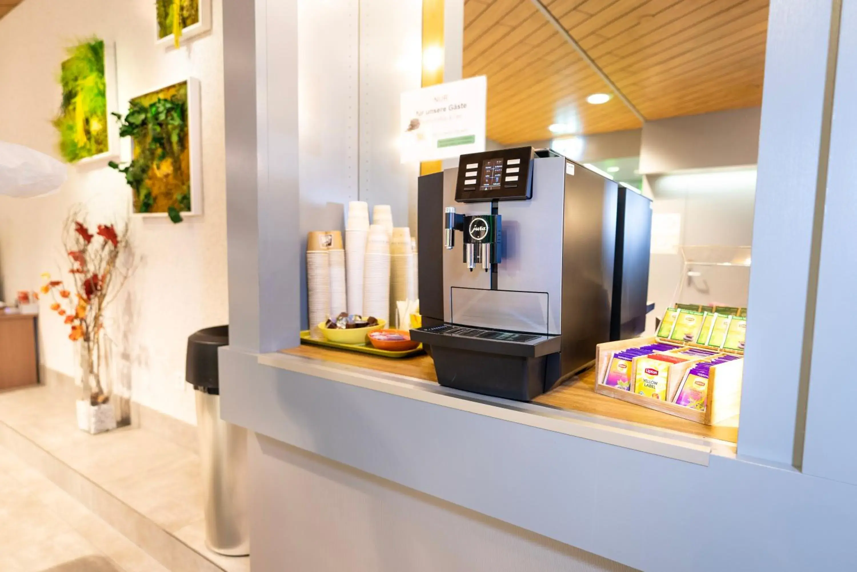 Lobby or reception in Hotel Waldhorn Lobby or reception in Hotel Waldhorn