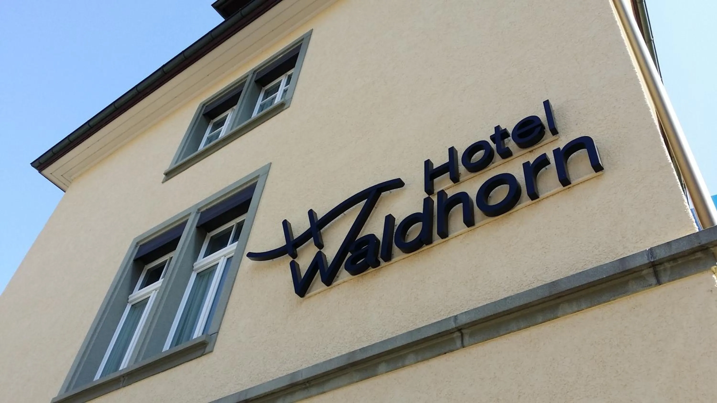 Facade/entrance in Hotel Waldhorn
