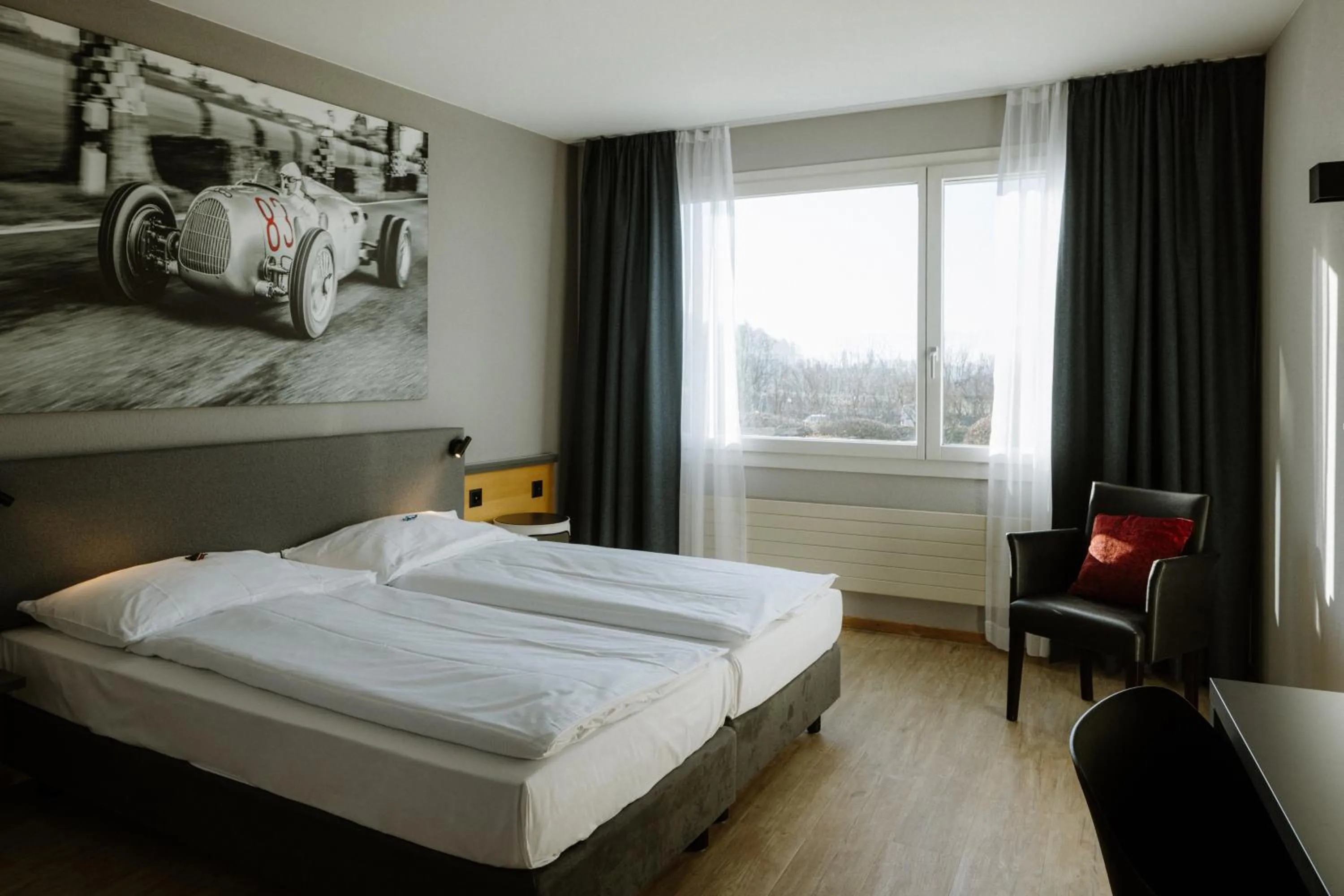 Photo of the whole room, Bed in Hotel A1 Grauholz
