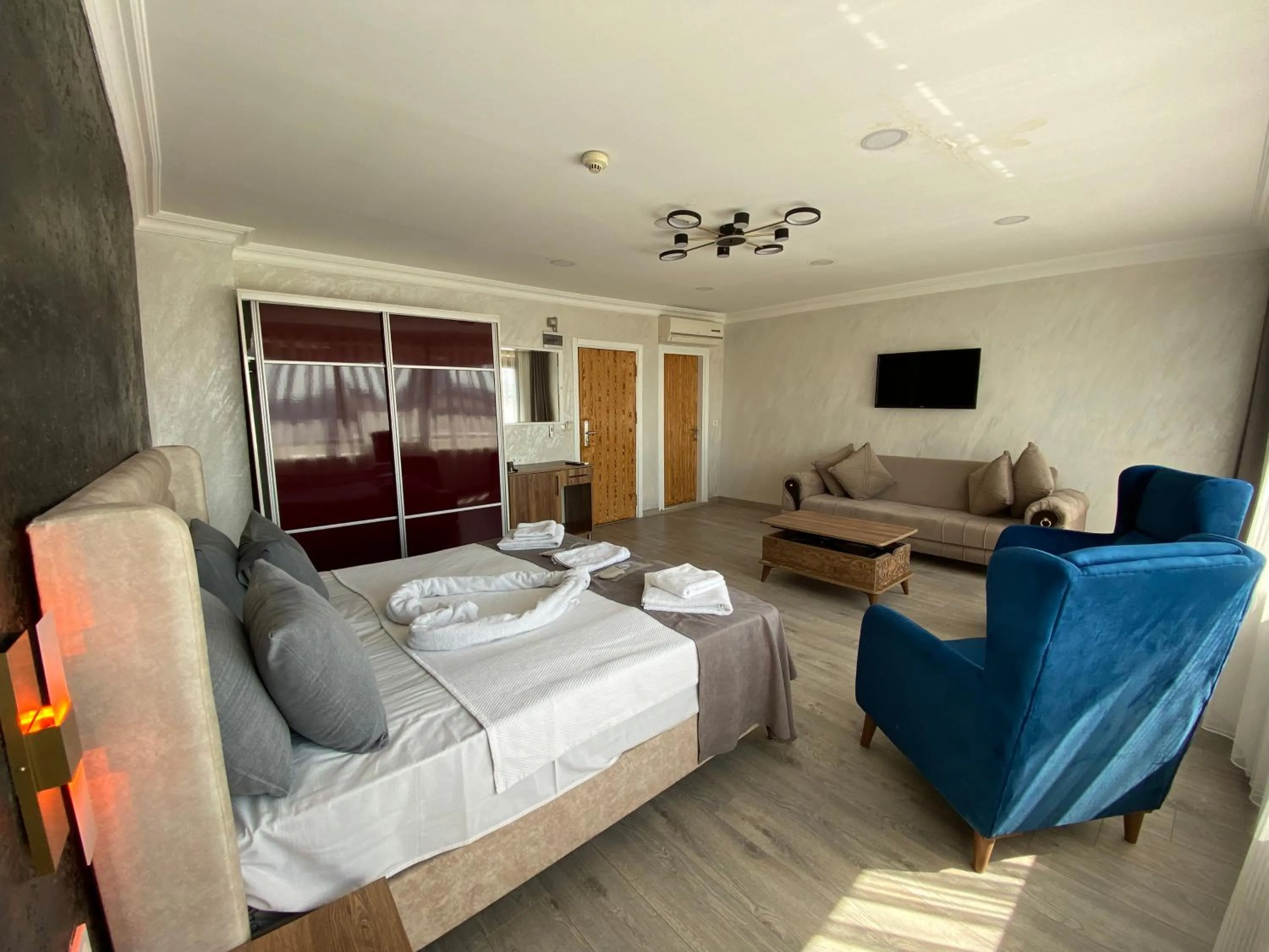 Bed in Galata Moon Hotel