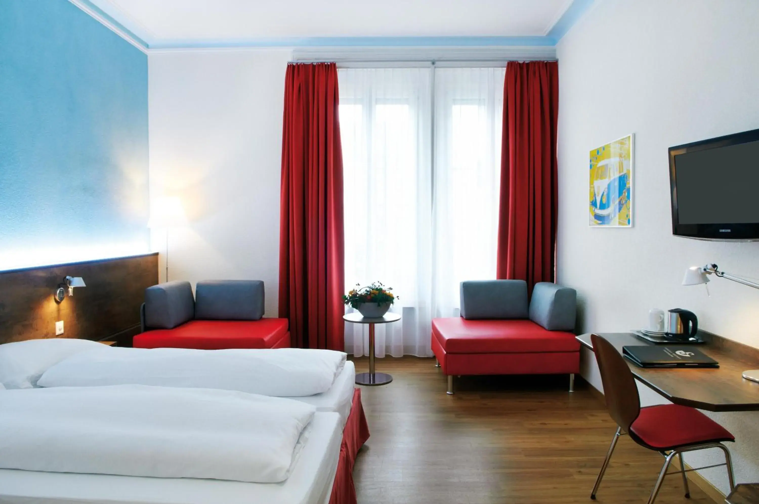 Photo of the whole room, Bed in Sorell Hotel Arabelle Bern Photo of the whole room, Bed in Sorell Hotel Arabelle Bern