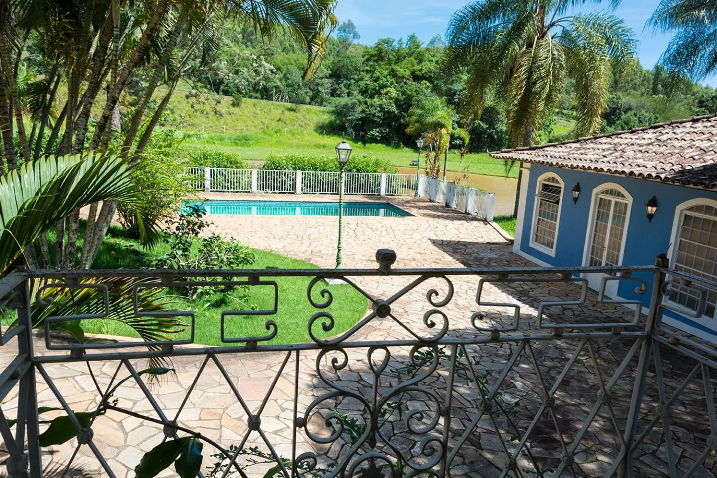 Pool view in Hotel Fazenda Juca Mulato