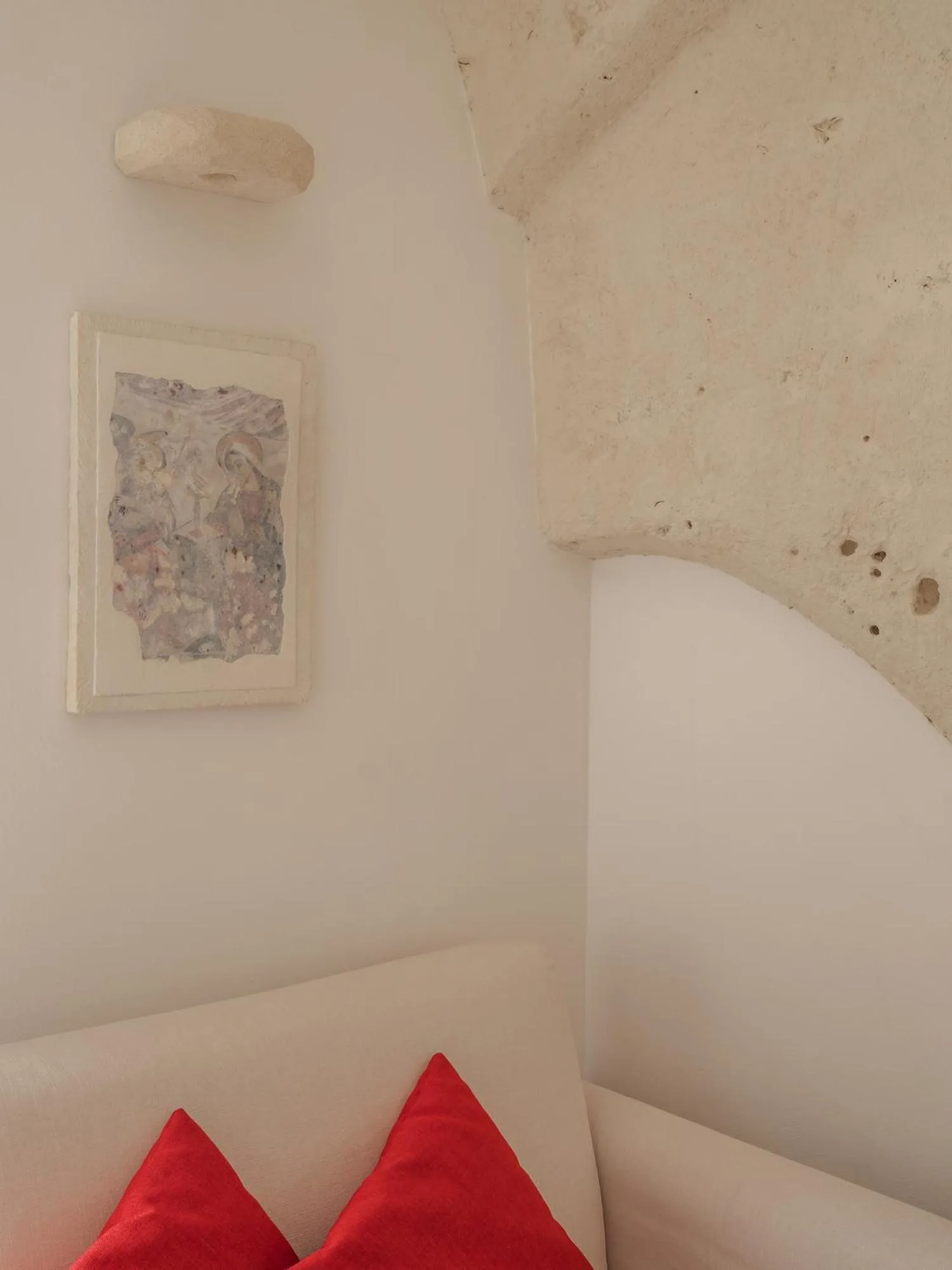 Decorative detail in Palazzo Degli Abati