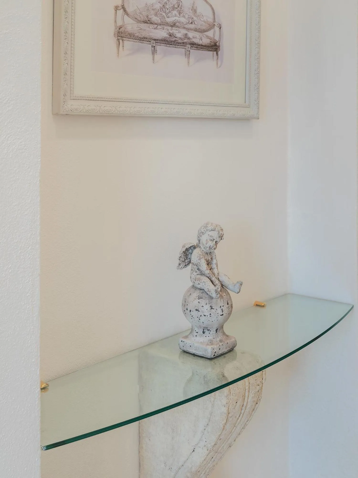 Decorative detail in Palazzo Degli Abati