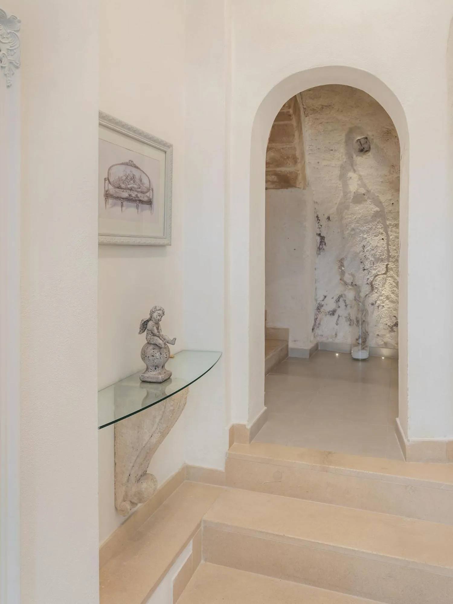 Decorative detail in Palazzo Degli Abati