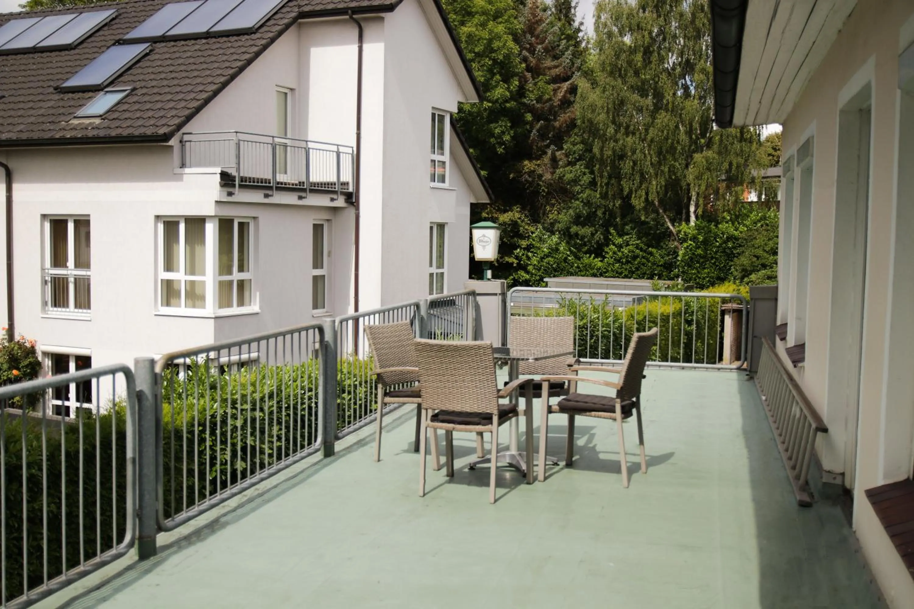Balcony/Terrace in Hotel Meiendorfer Park free parking
