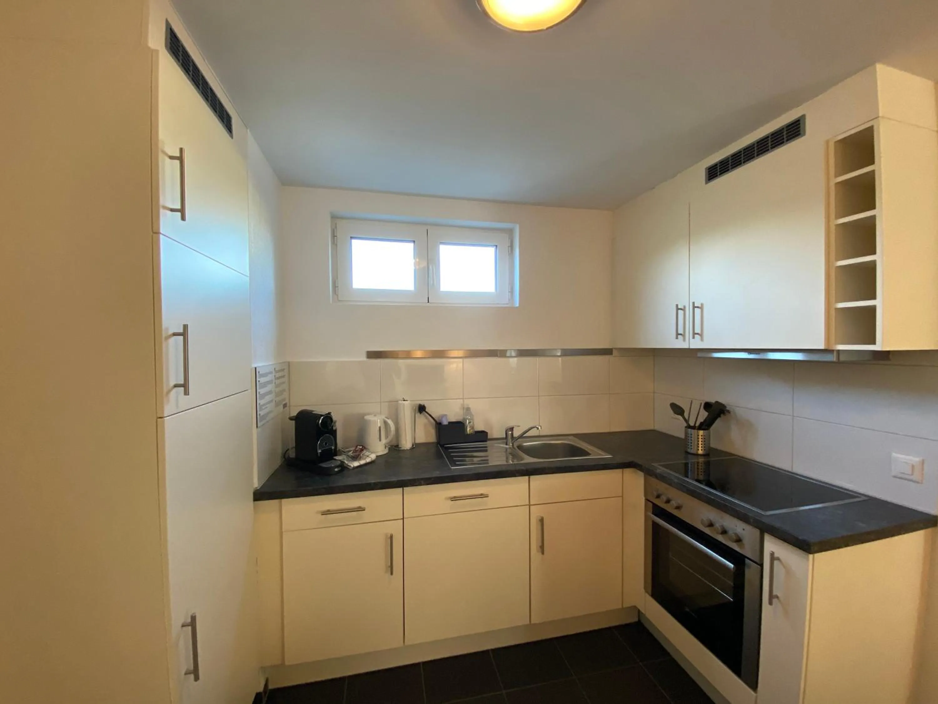 Kitchen or kitchenette in Galaxy Apartments Lucerne