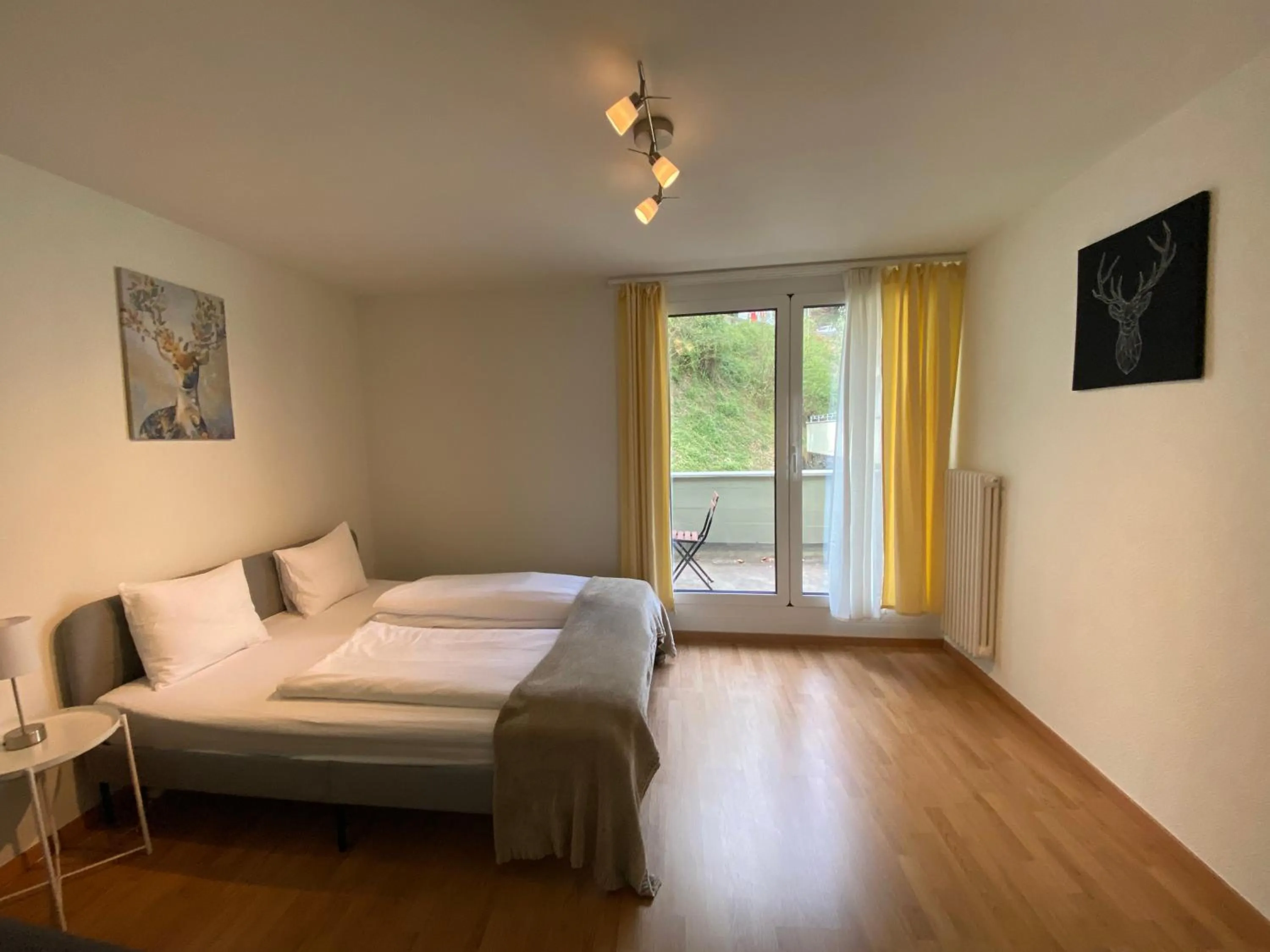 Bed in Galaxy Apartments Lucerne