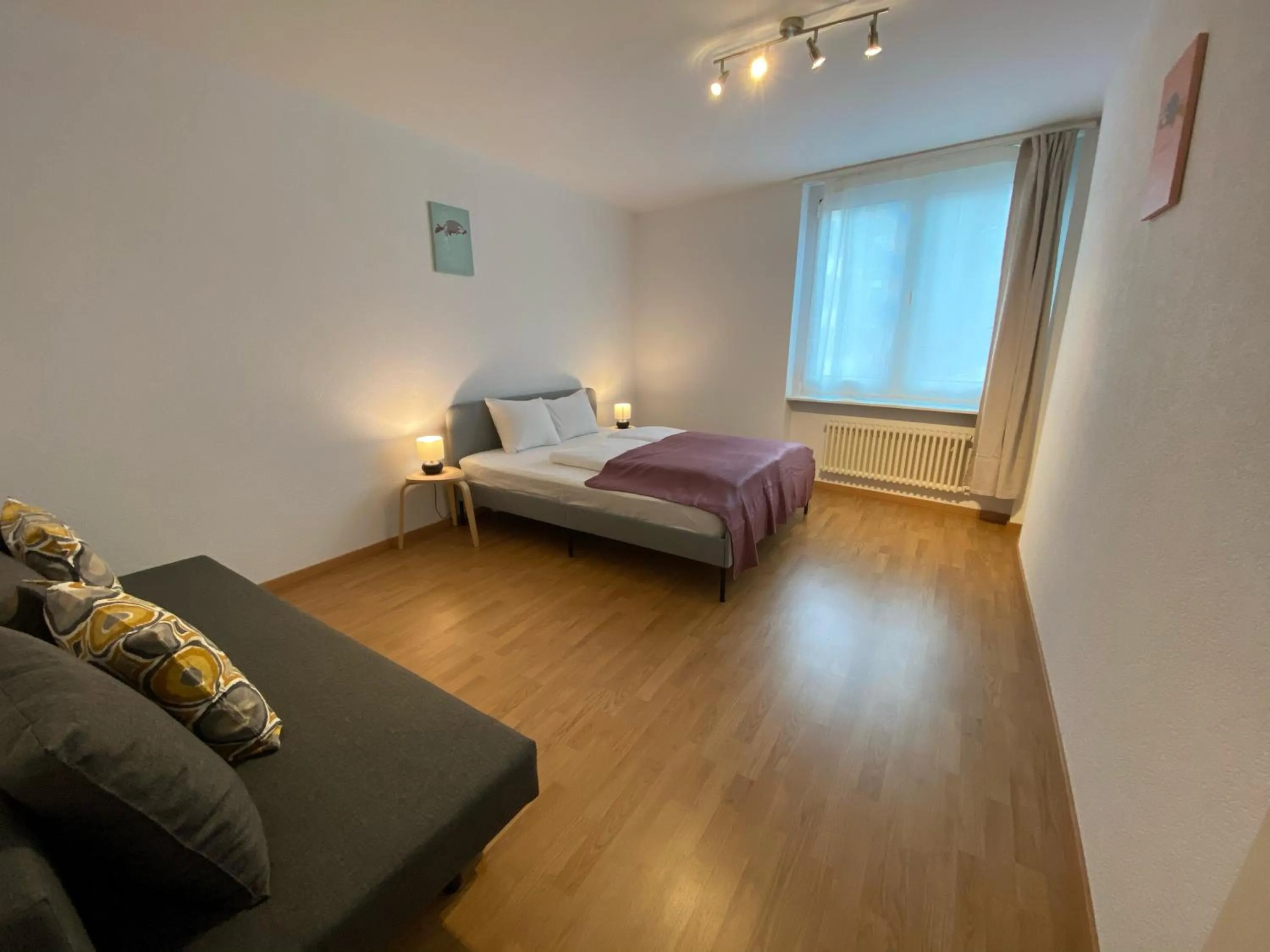 Bed in Galaxy Apartments Lucerne