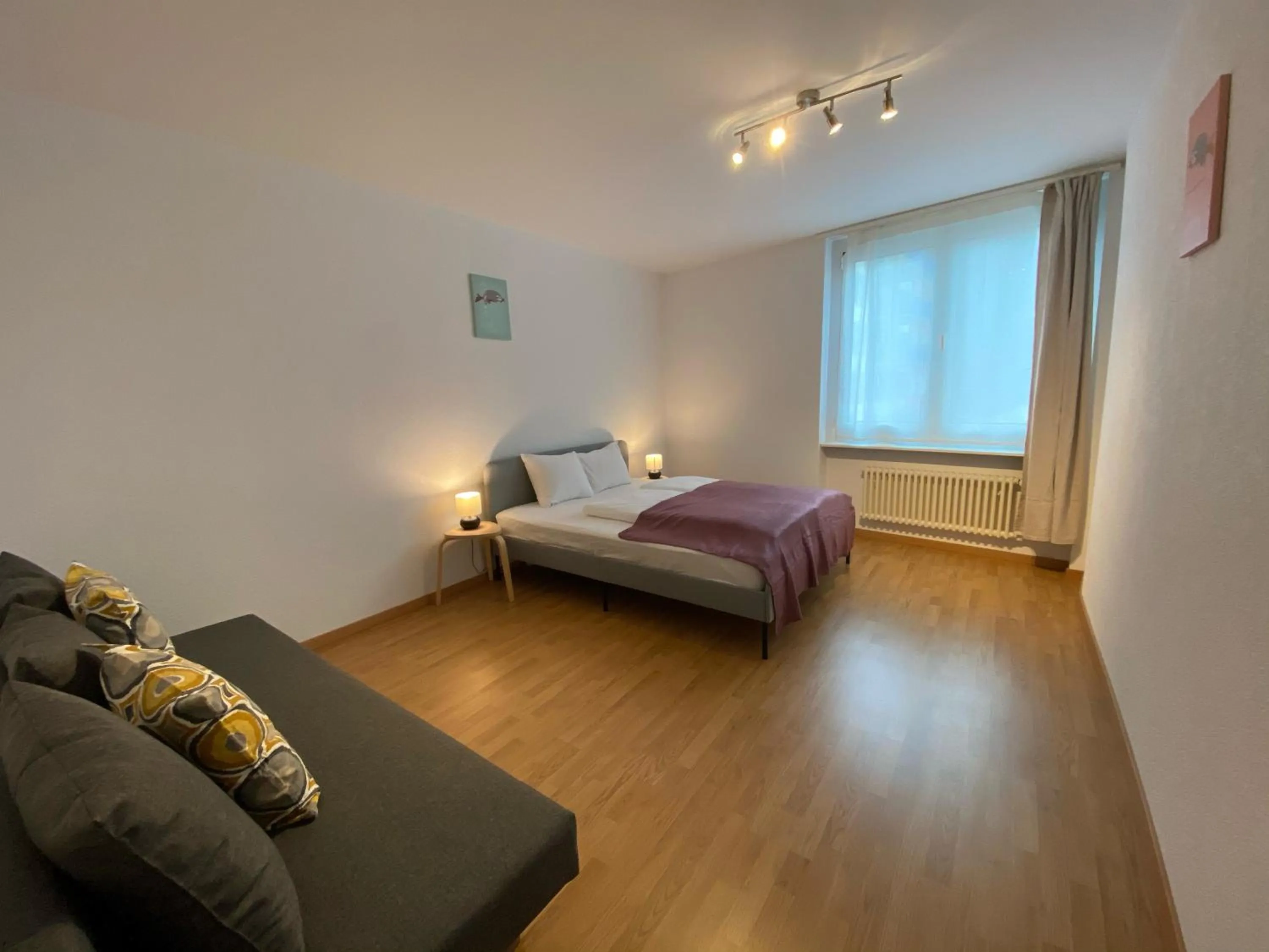 Bed in Galaxy Apartments Lucerne