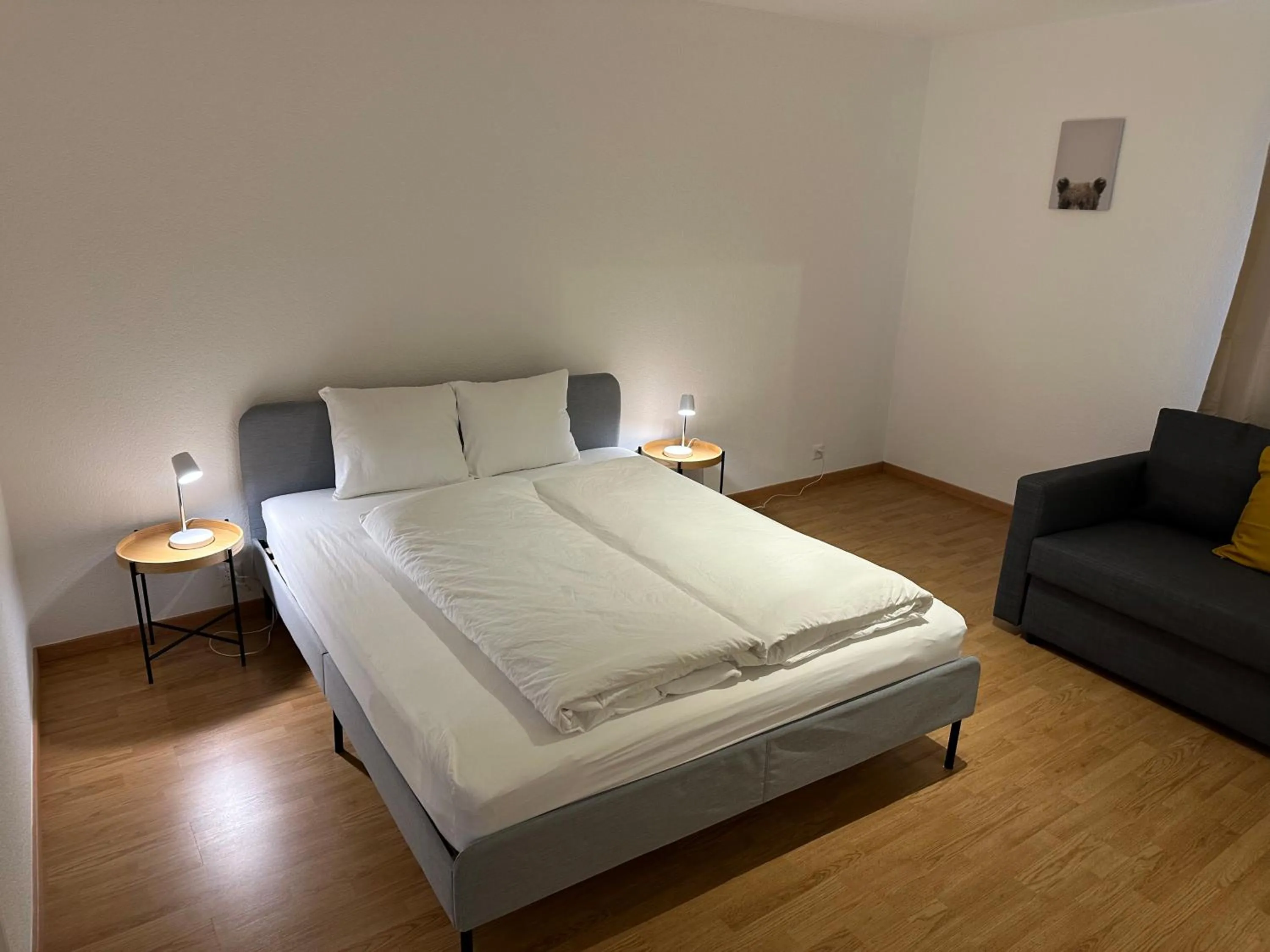 Bed in Galaxy Apartments Lucerne