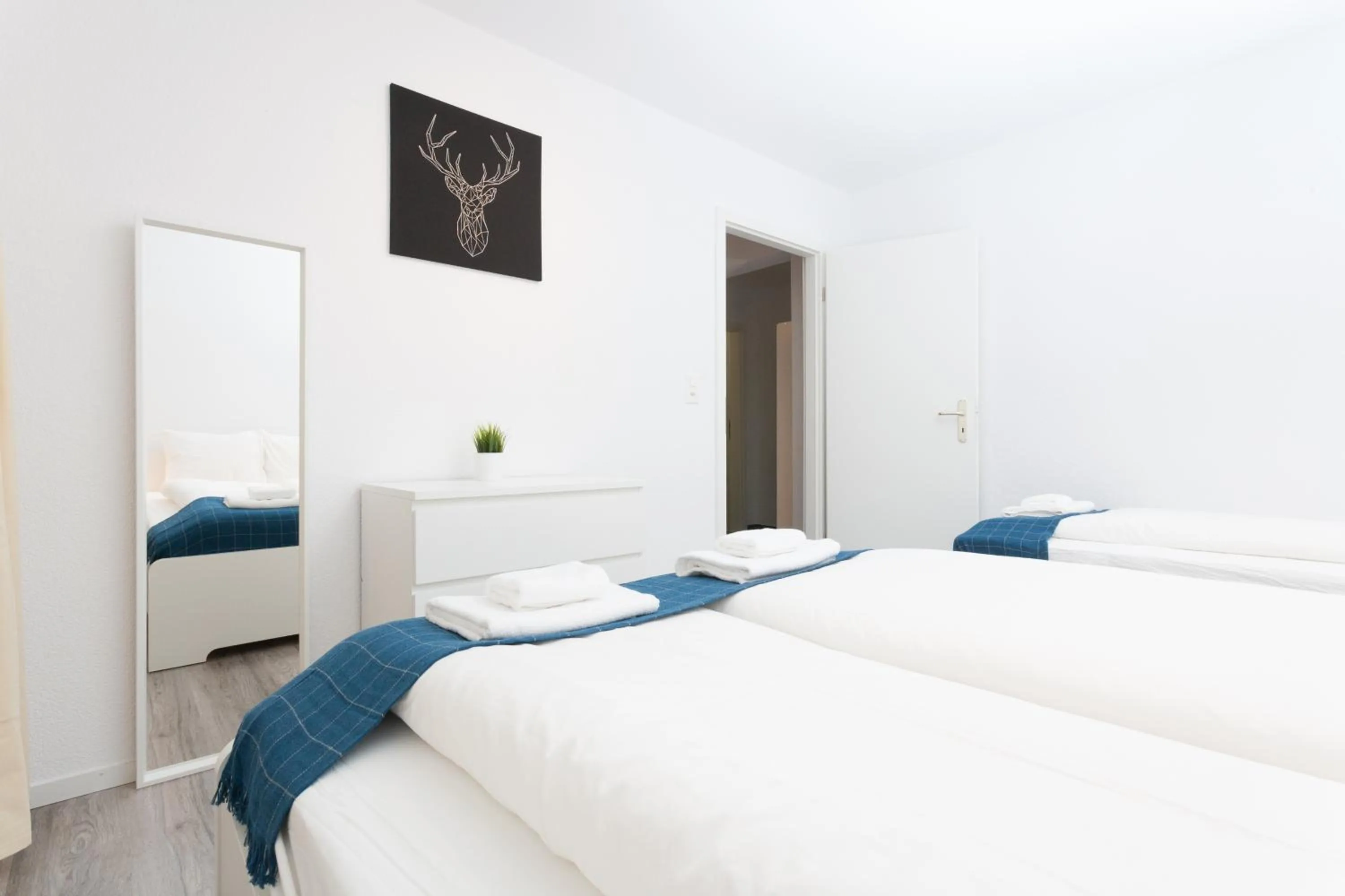 Bed in Galaxy Apartments Lucerne