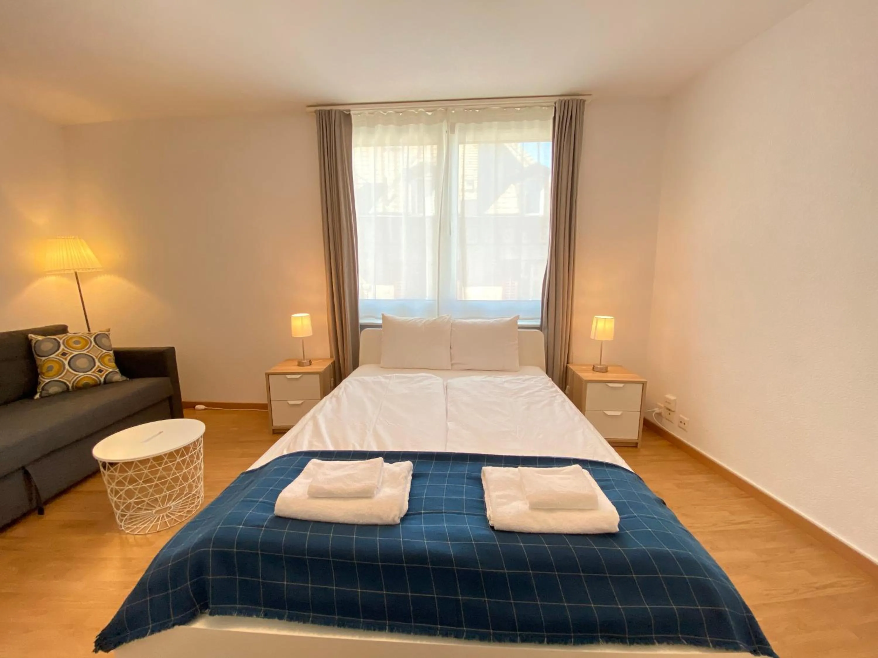 Bed in Galaxy Apartments Lucerne