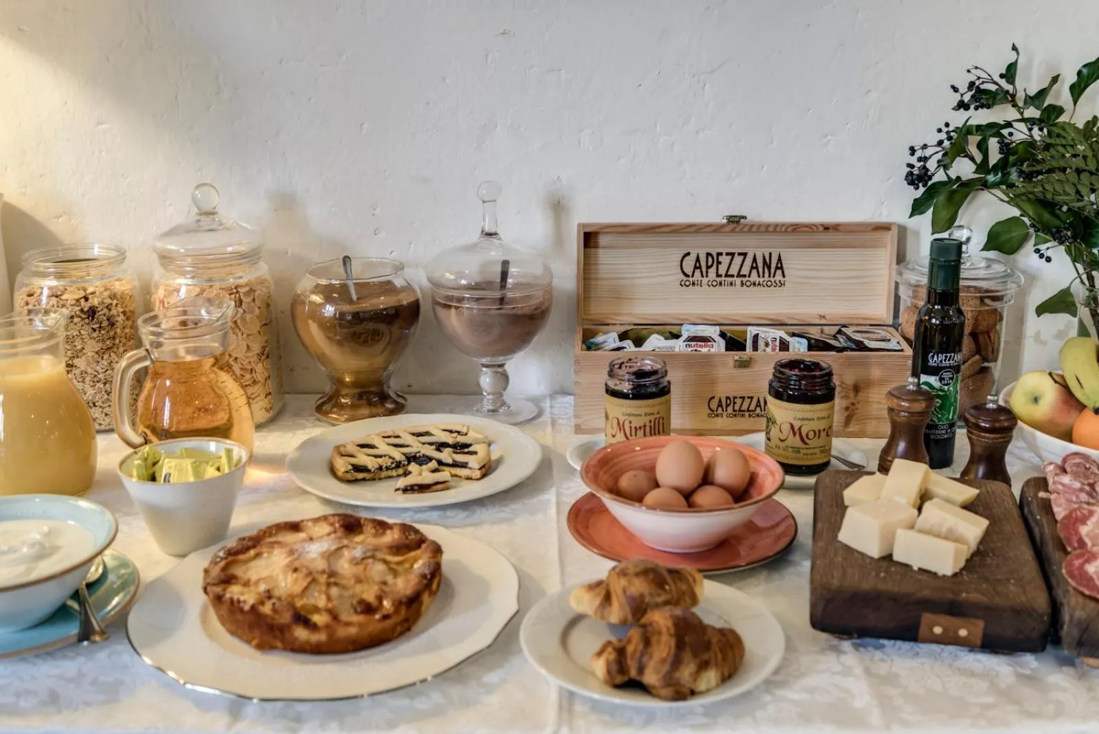 Food and drinks in Agriturismo La Fattoria di Capezzana