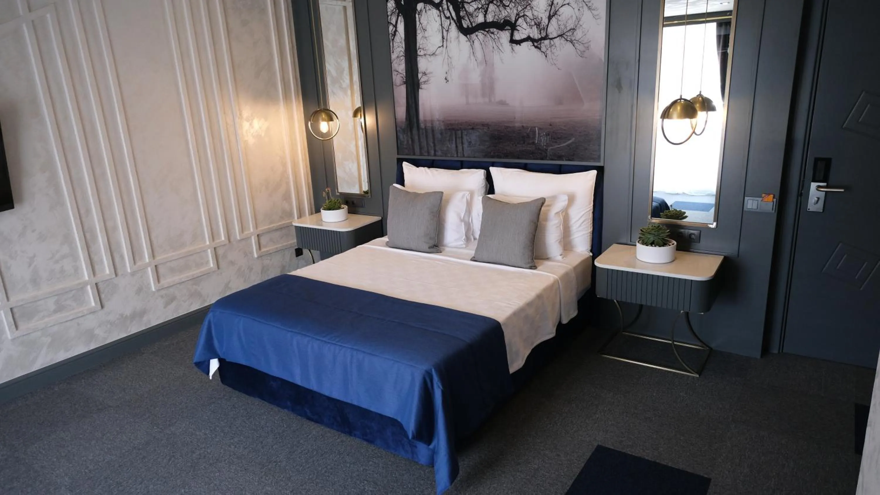 Bed in Skopea Inn Exclusive Hotel