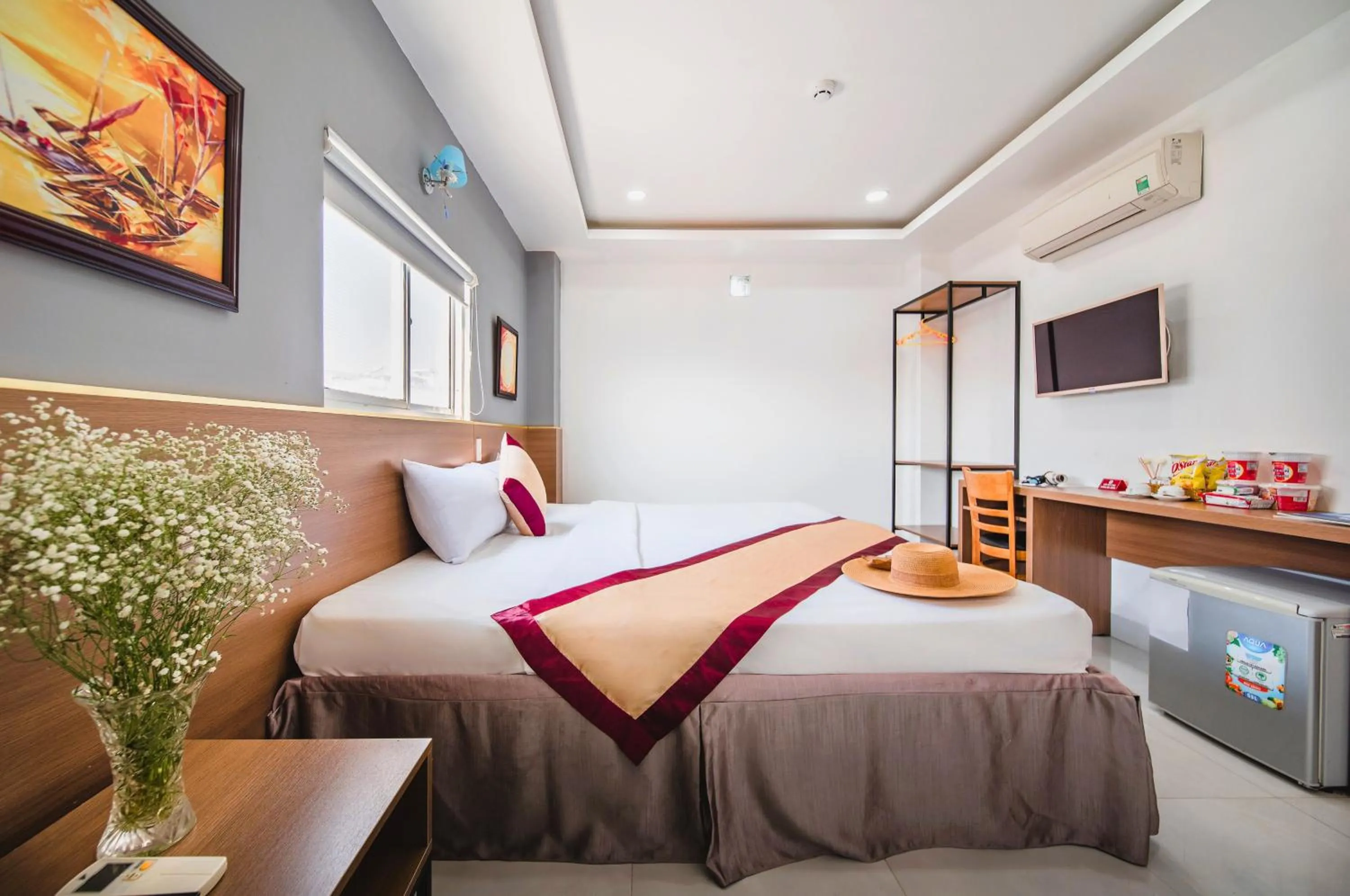 Bed in Arise Seaside Hotel