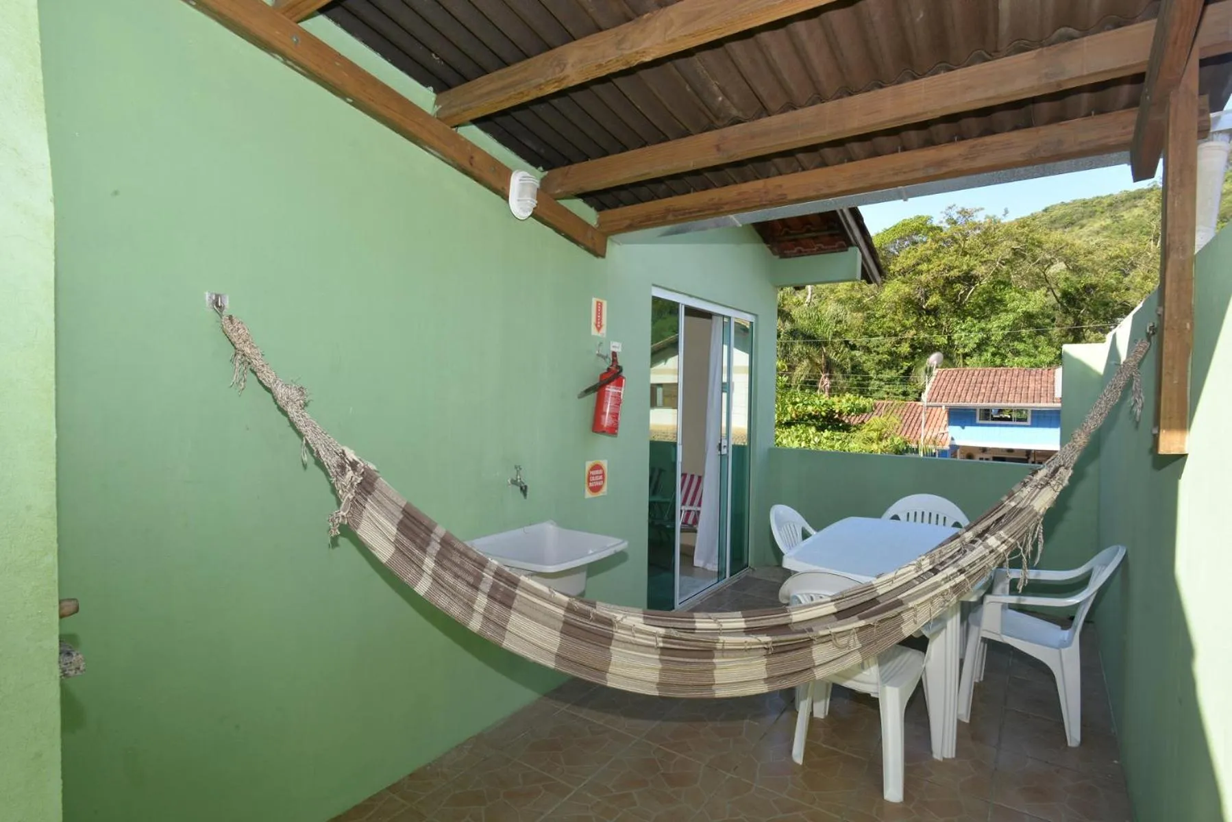 Patio in Pousada Sítio Olho D'Água