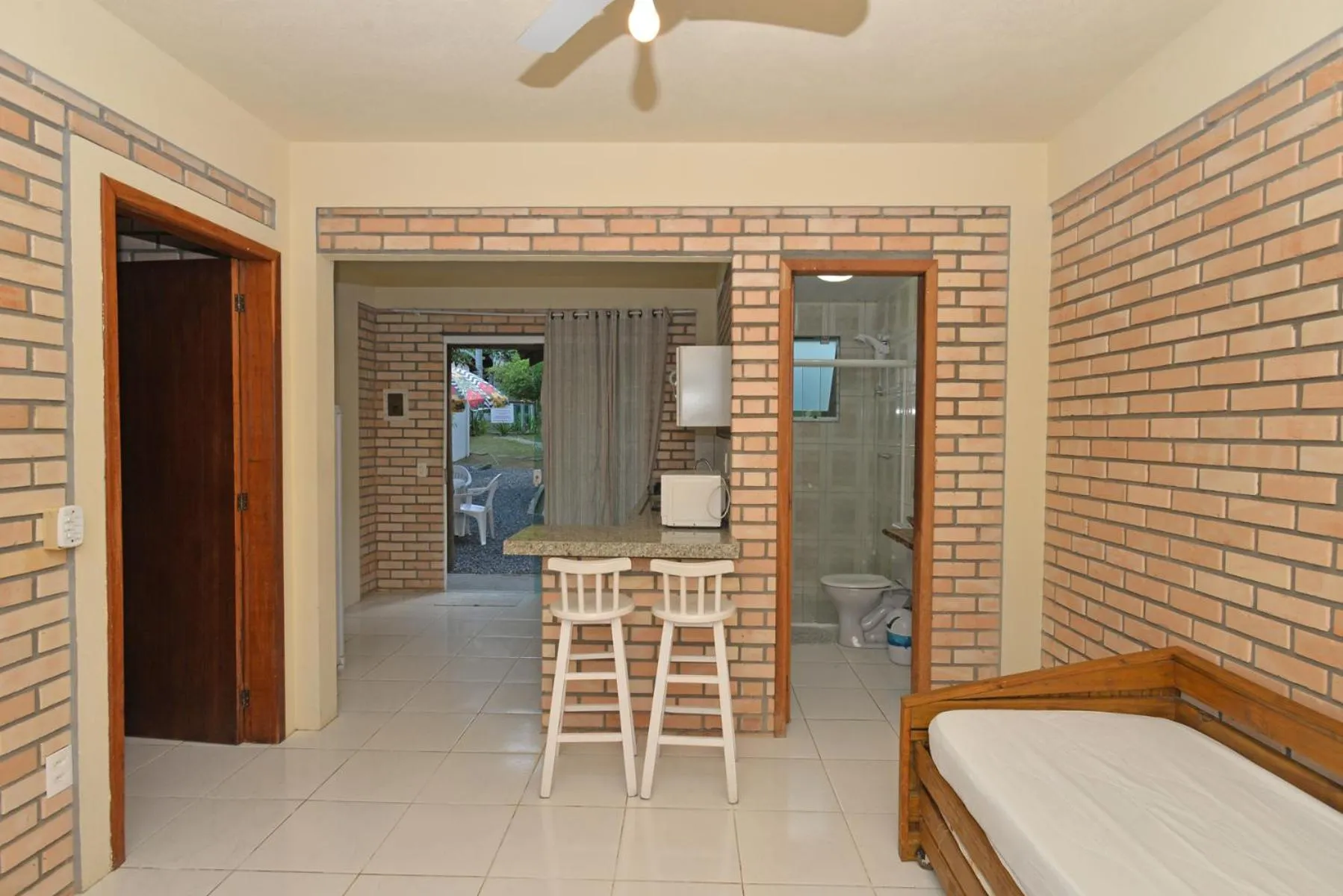 Bed in Pousada Sítio Olho D'Água