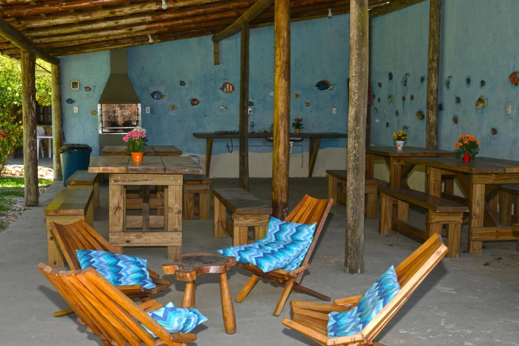 Patio in Pousada Sítio Olho D'Água