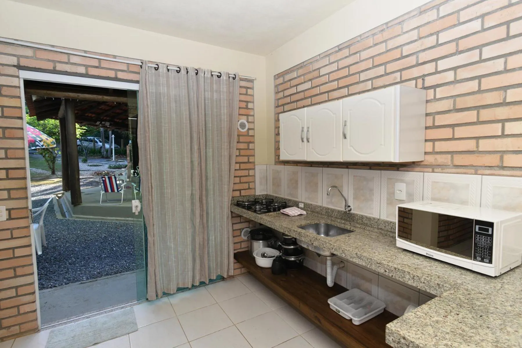 Kitchen or kitchenette in Pousada Sítio Olho D'Água