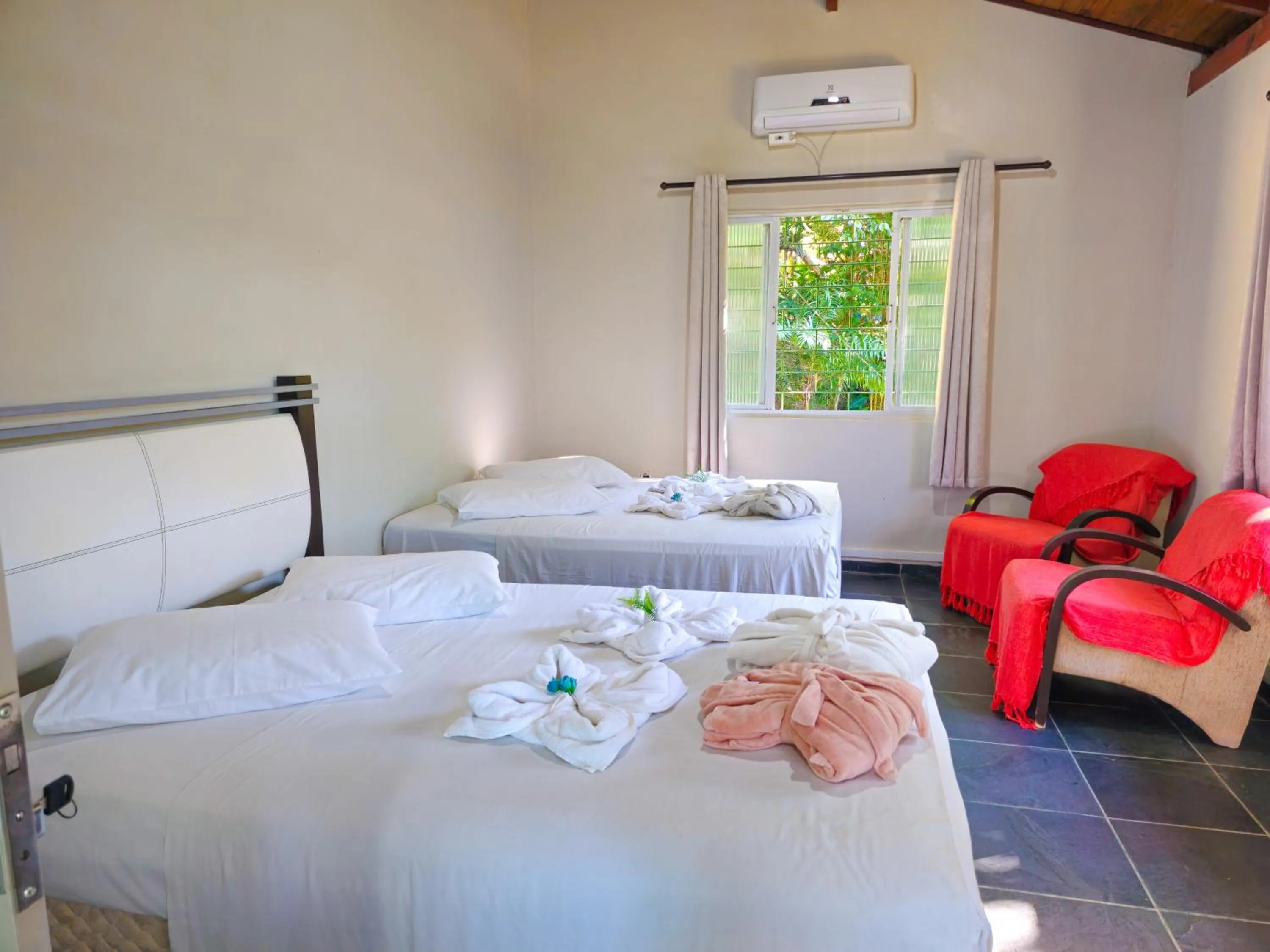 Bed in Pousada Sítio Olho D'Água