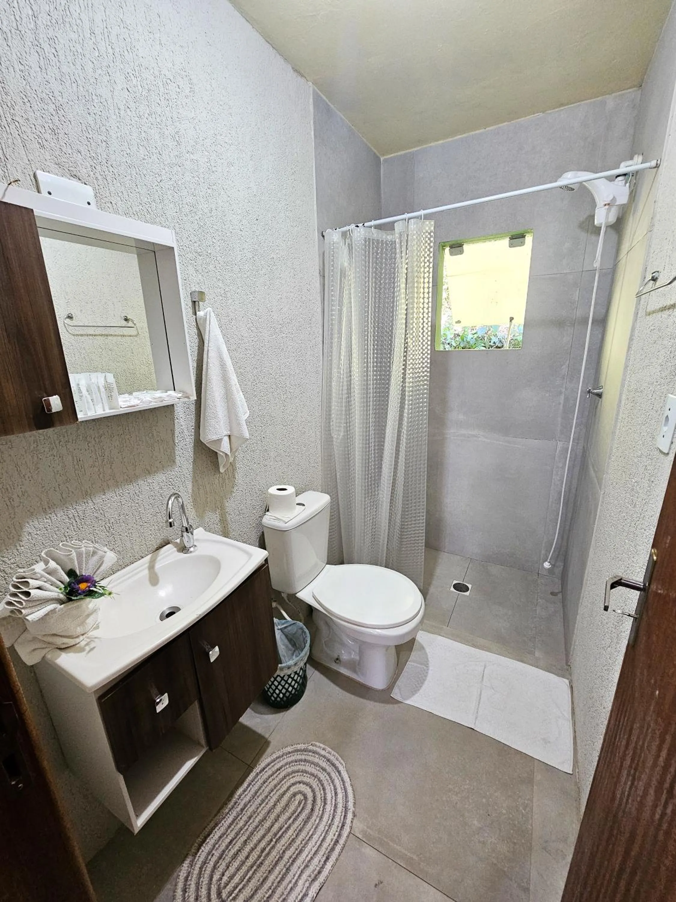 Shower in Pousada Sítio Olho D'Água