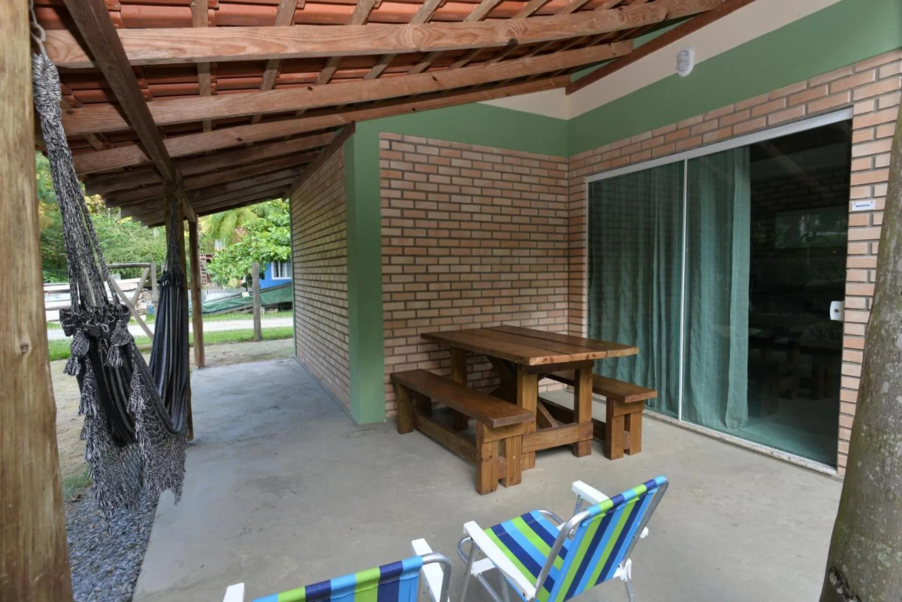 Patio in Pousada Sítio Olho D'Água