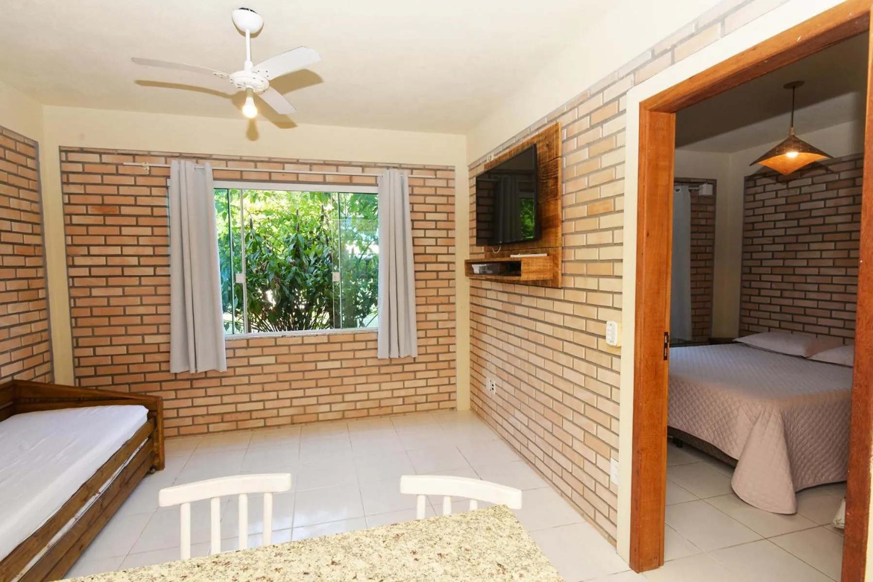 Bed in Pousada Sítio Olho D'Água