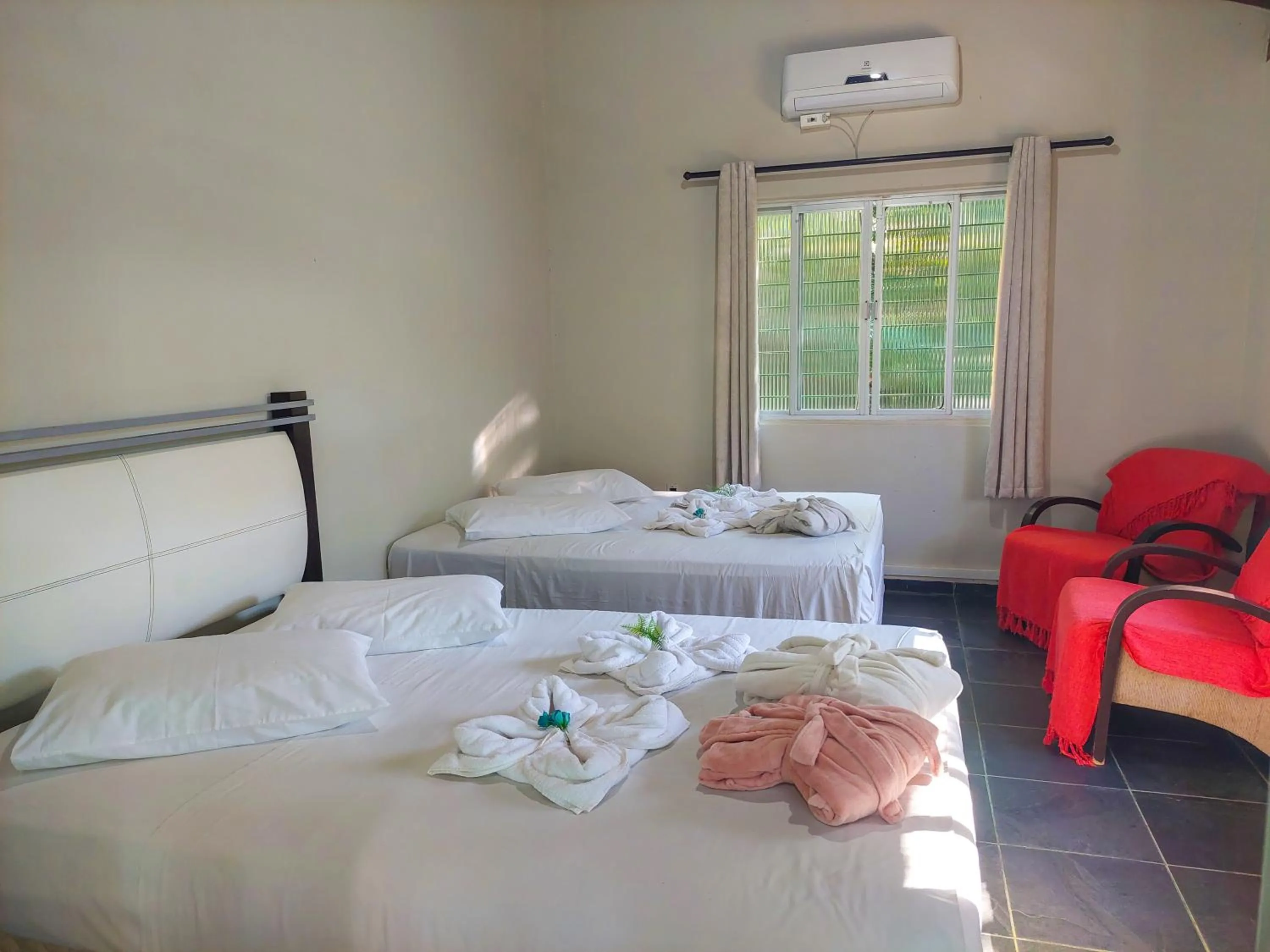 Bed in Pousada Sítio Olho D'Água