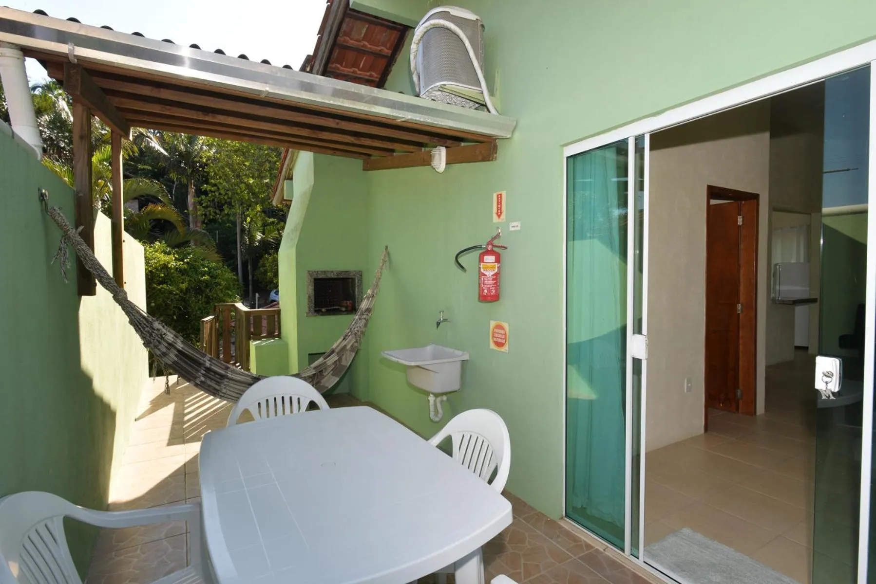 Patio in Pousada Sítio Olho D'Água