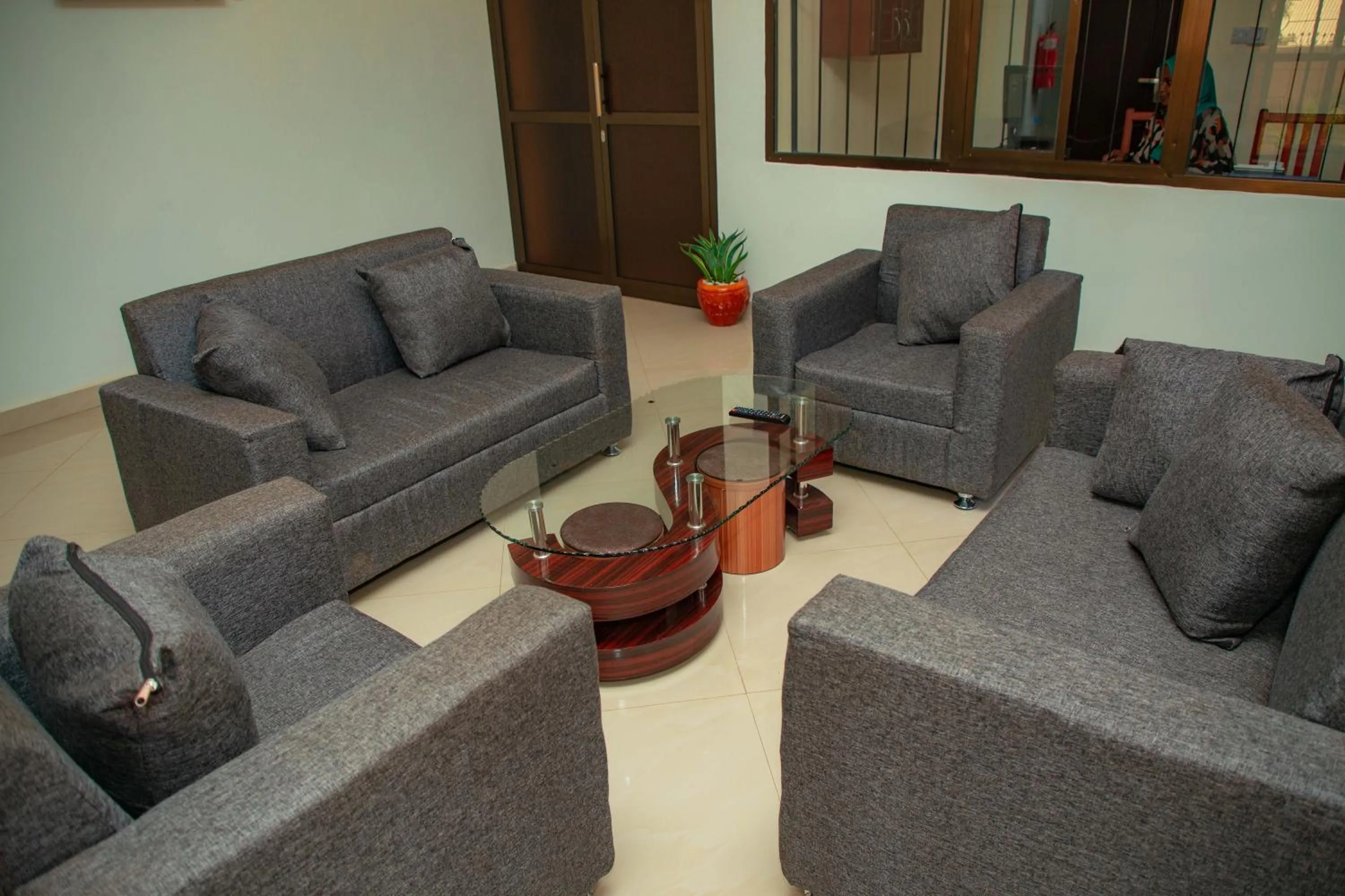 Seating area in Kilimanjaro White House Hotel