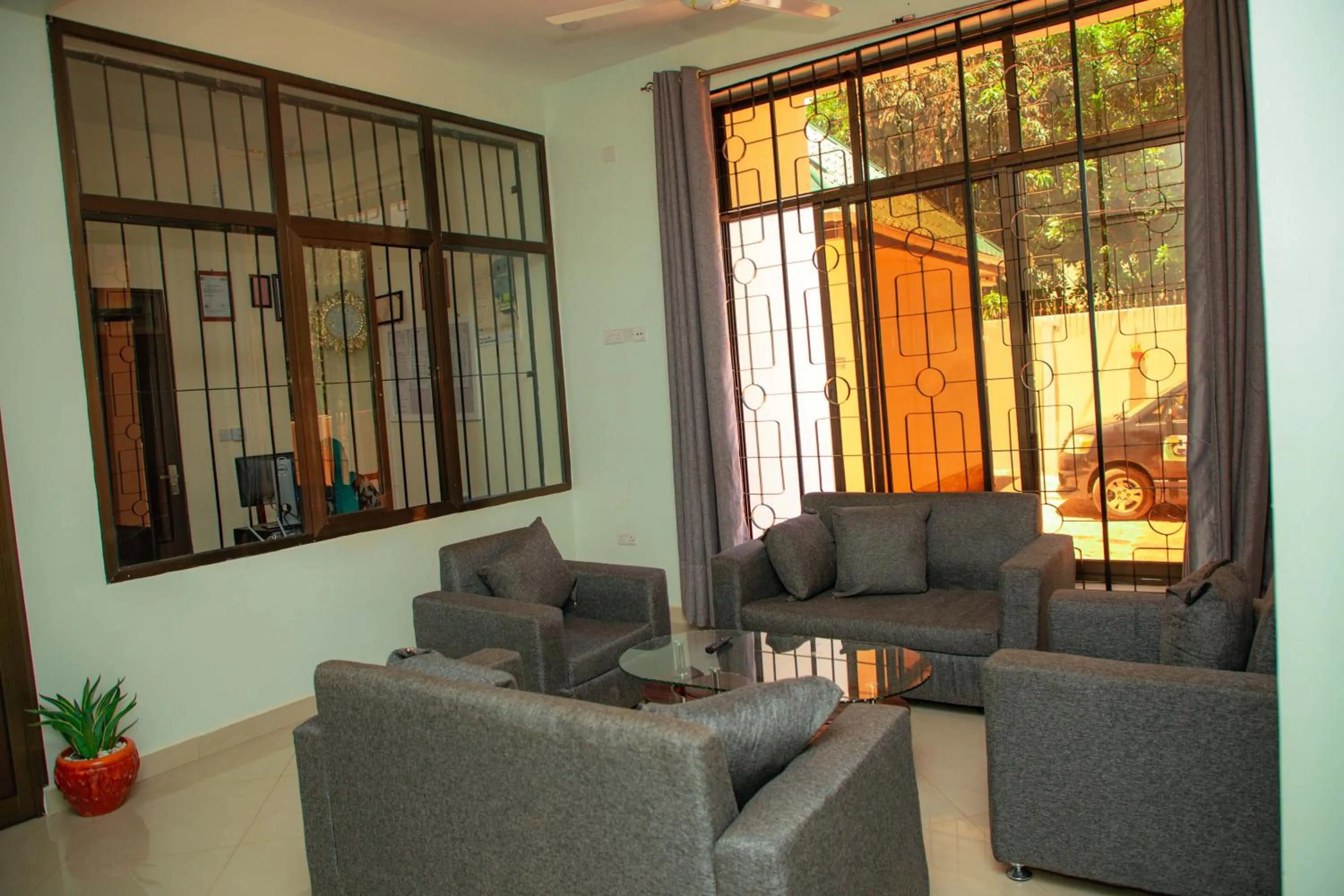 Seating area in Kilimanjaro White House Hotel