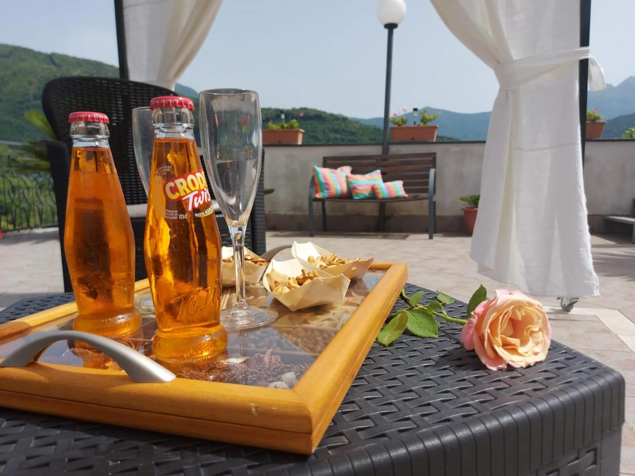 Garden in B&B L'Abbraccio