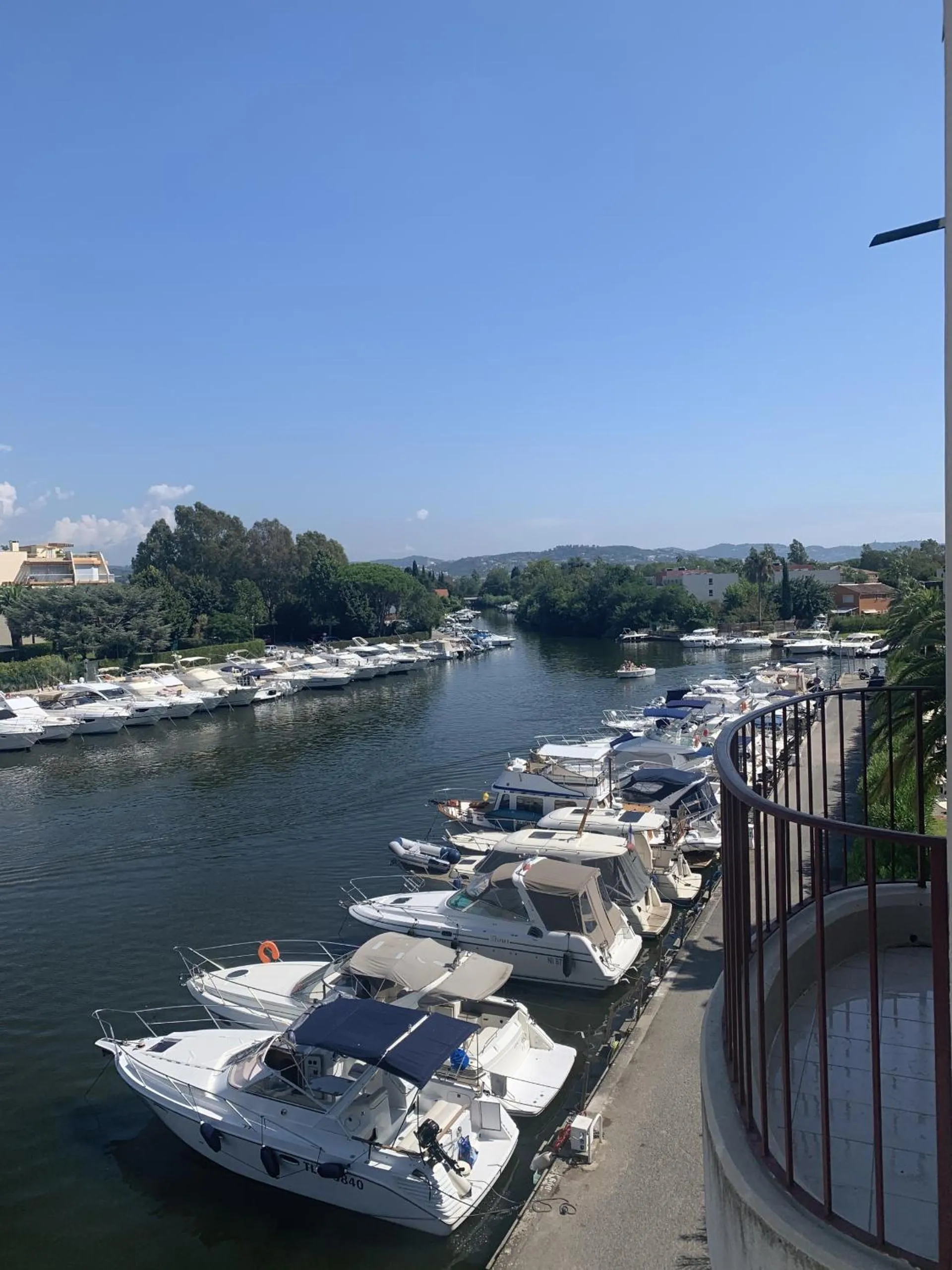 Patio in Studio moderne - Port de Mandelieu - Proche Mer