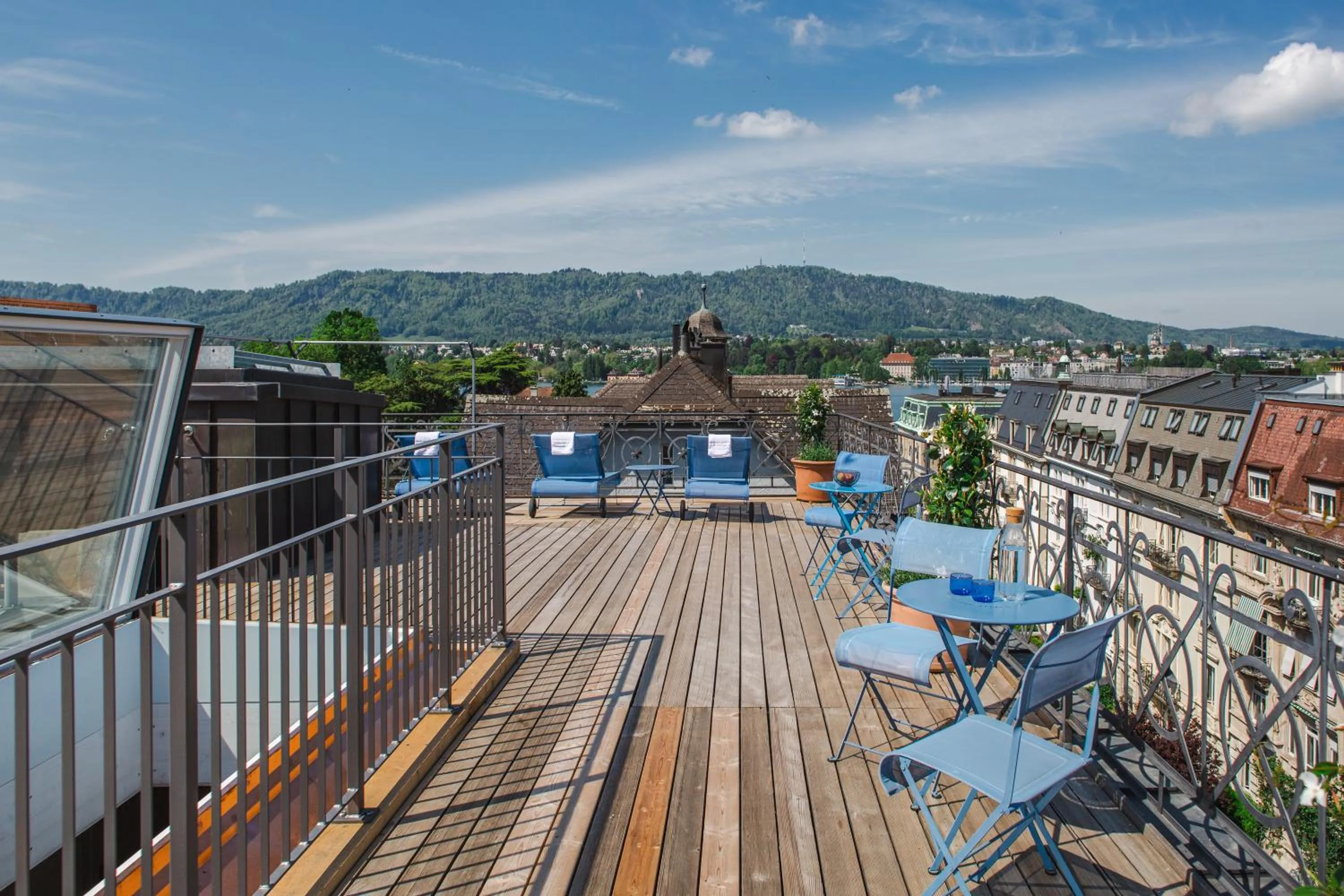 Balcony/Terrace in Alma Hotel - Boutique hideaway by the lake with rooftop and ladies-only wellness