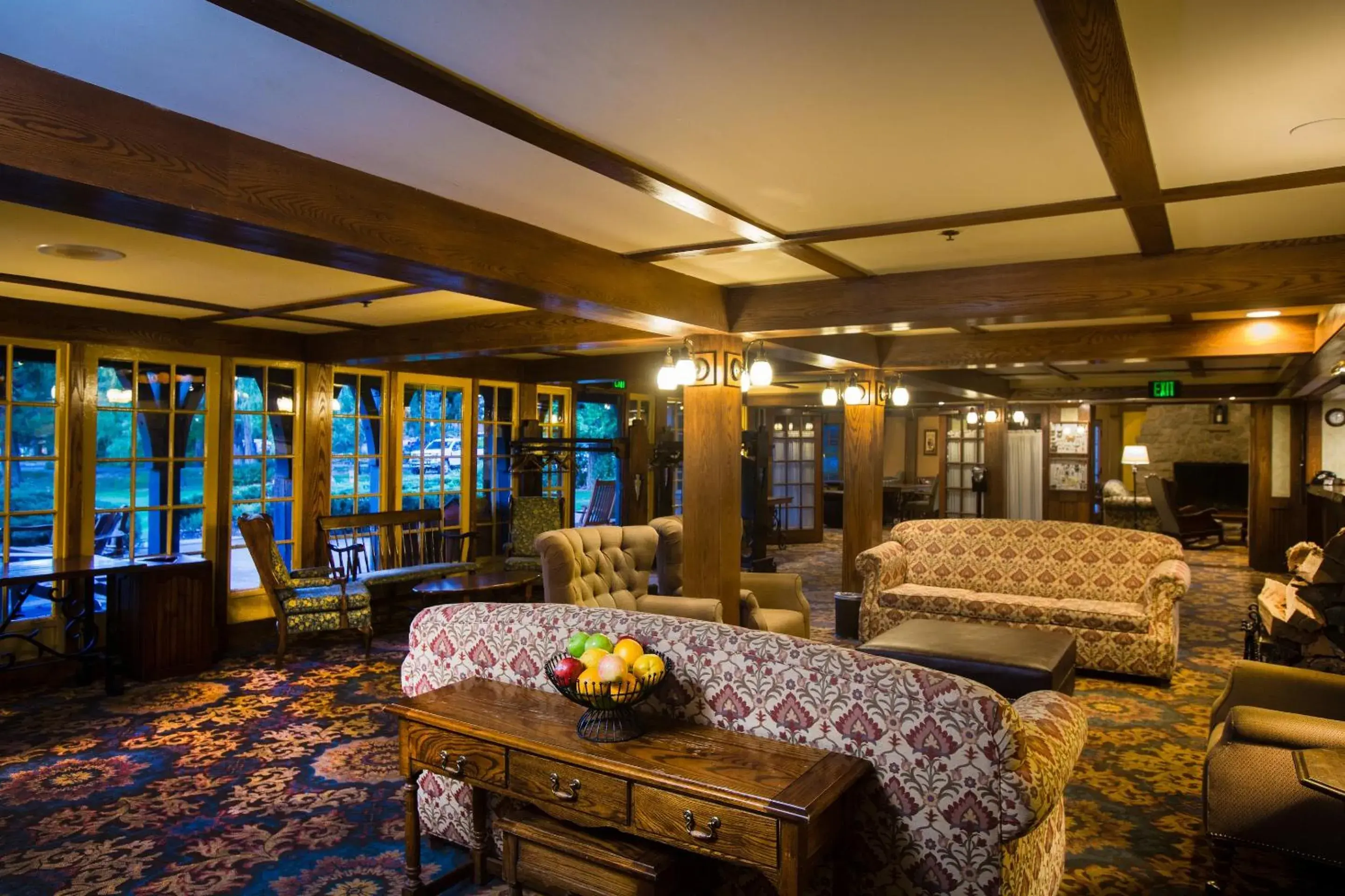 Lobby or reception in UCLA Lake Arrowhead Lodge Lobby or reception in UCLA Lake Arrowhead Lodge