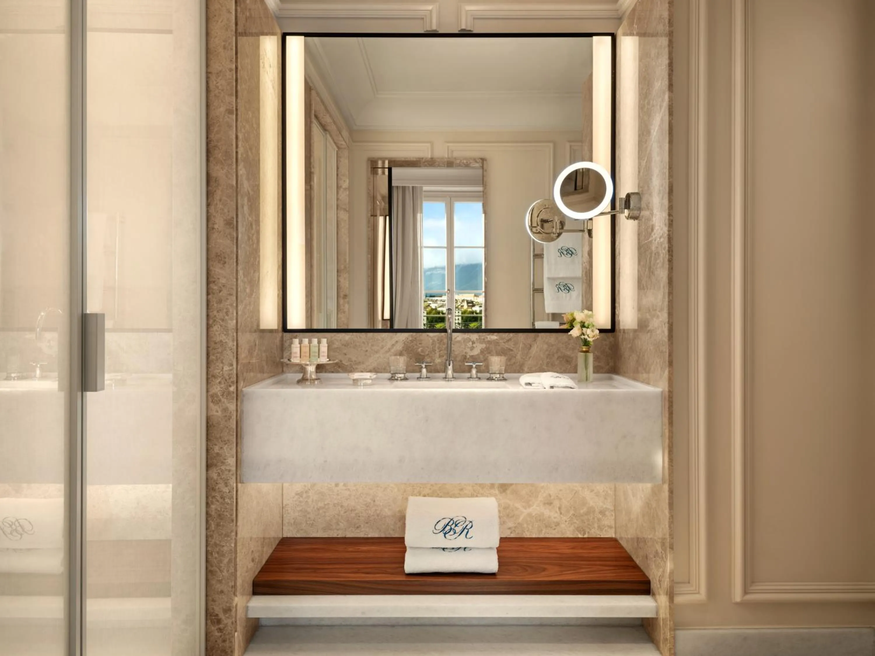 Bathroom in Beau-Rivage Genève