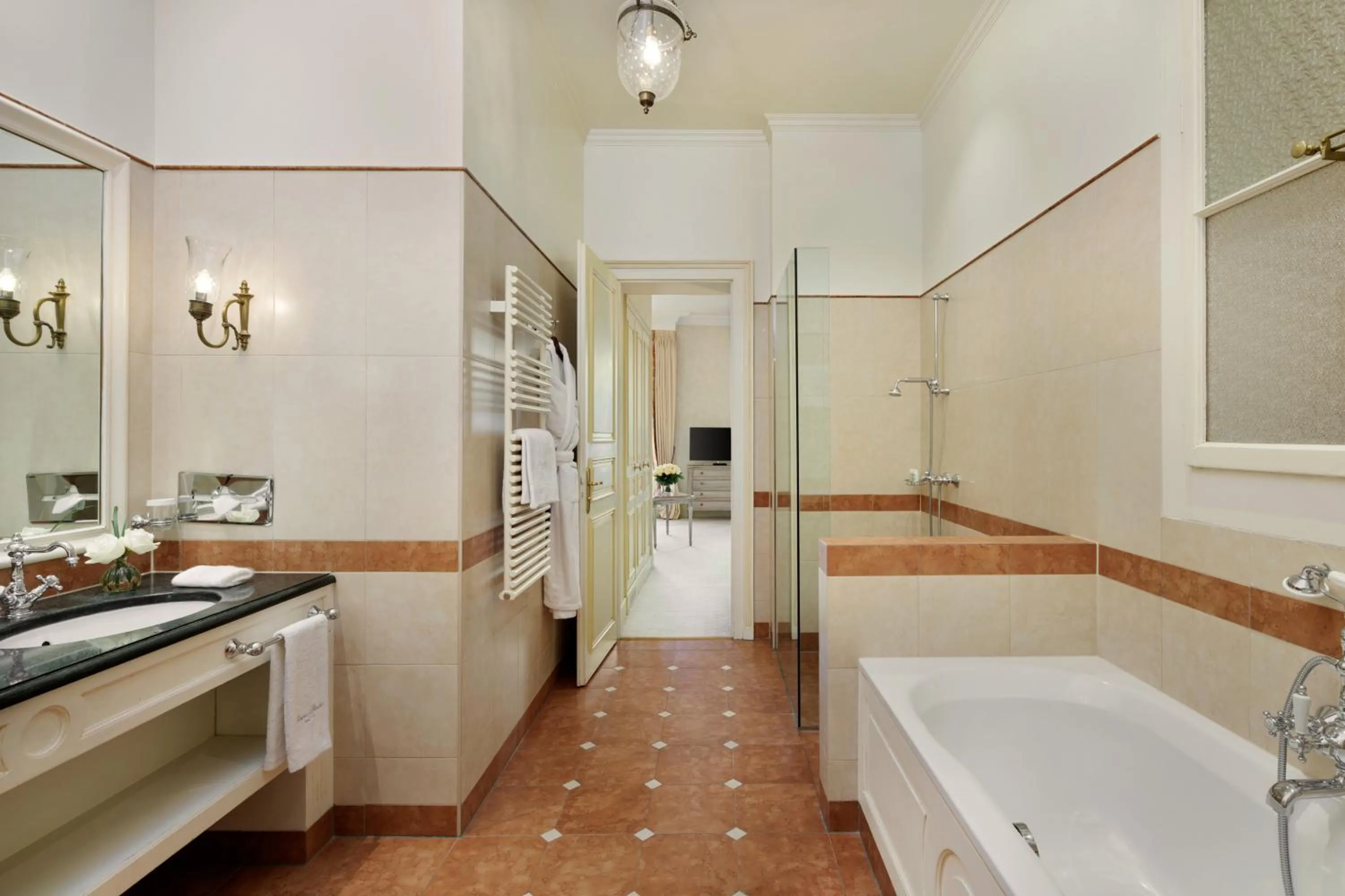 Bathroom in Beau-Rivage Genève