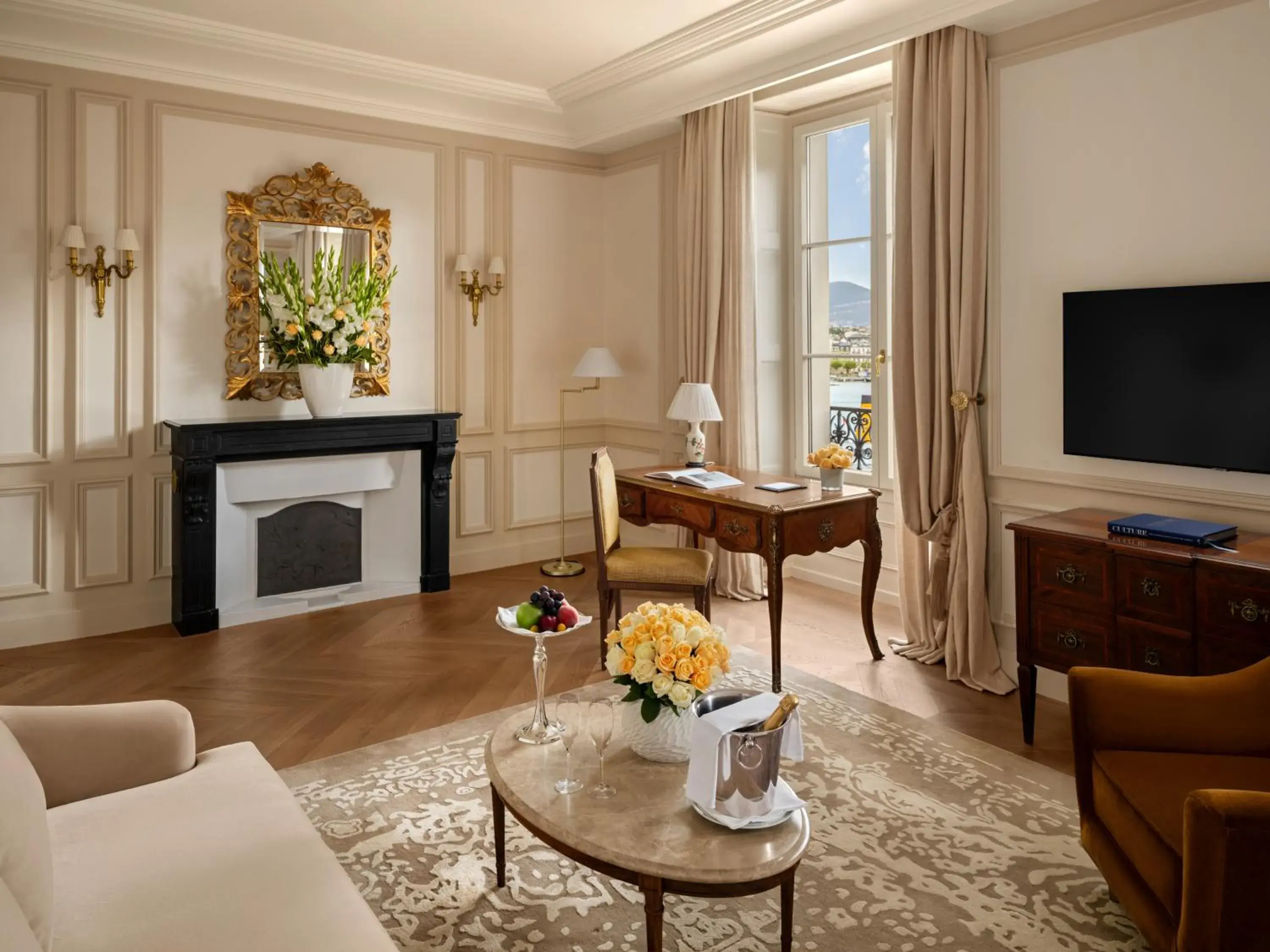 Living room in Beau-Rivage Genève Living room in Beau-Rivage Genève