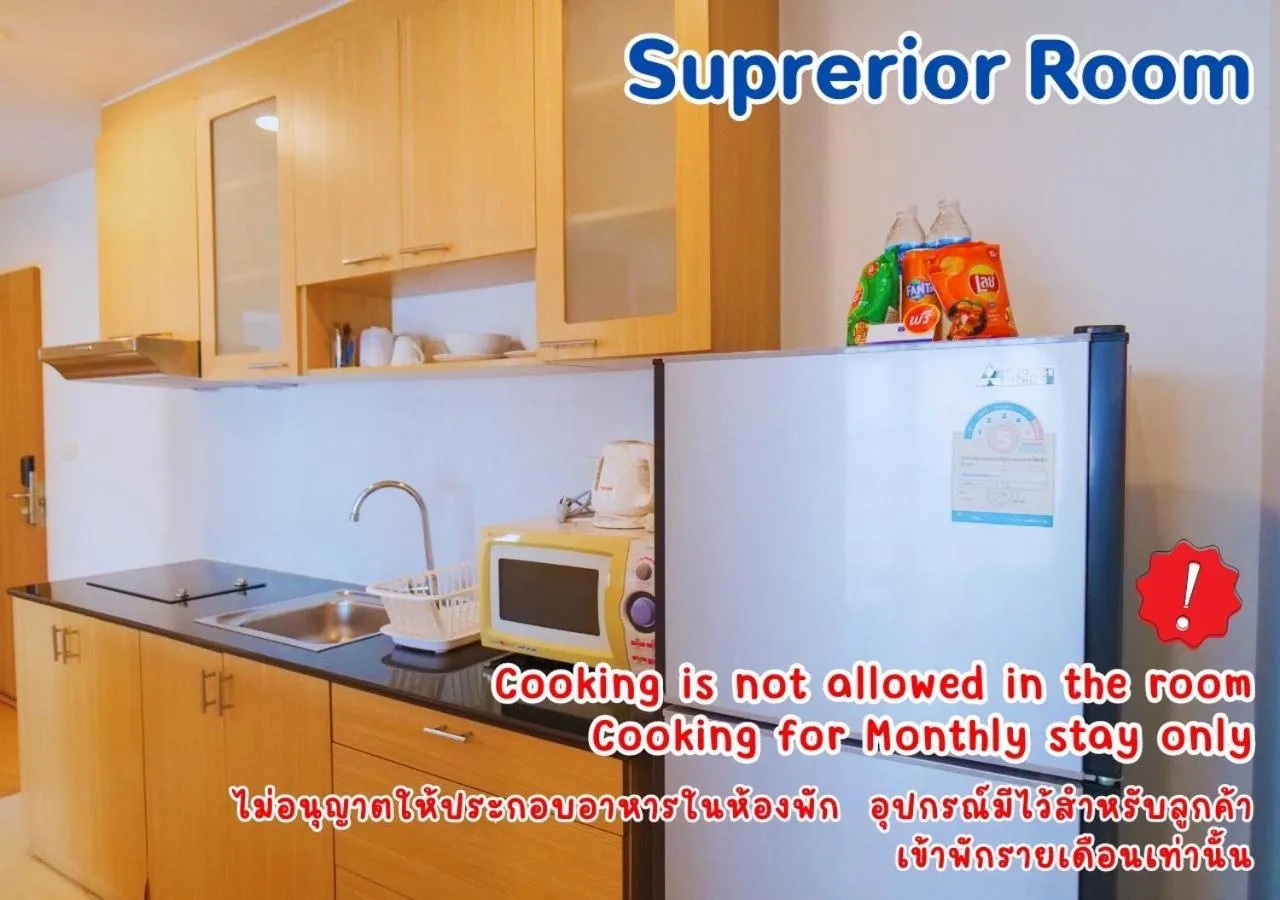 Kitchen or kitchenette in ไอยรา อยุธยา The Aiyara Ayutthaya