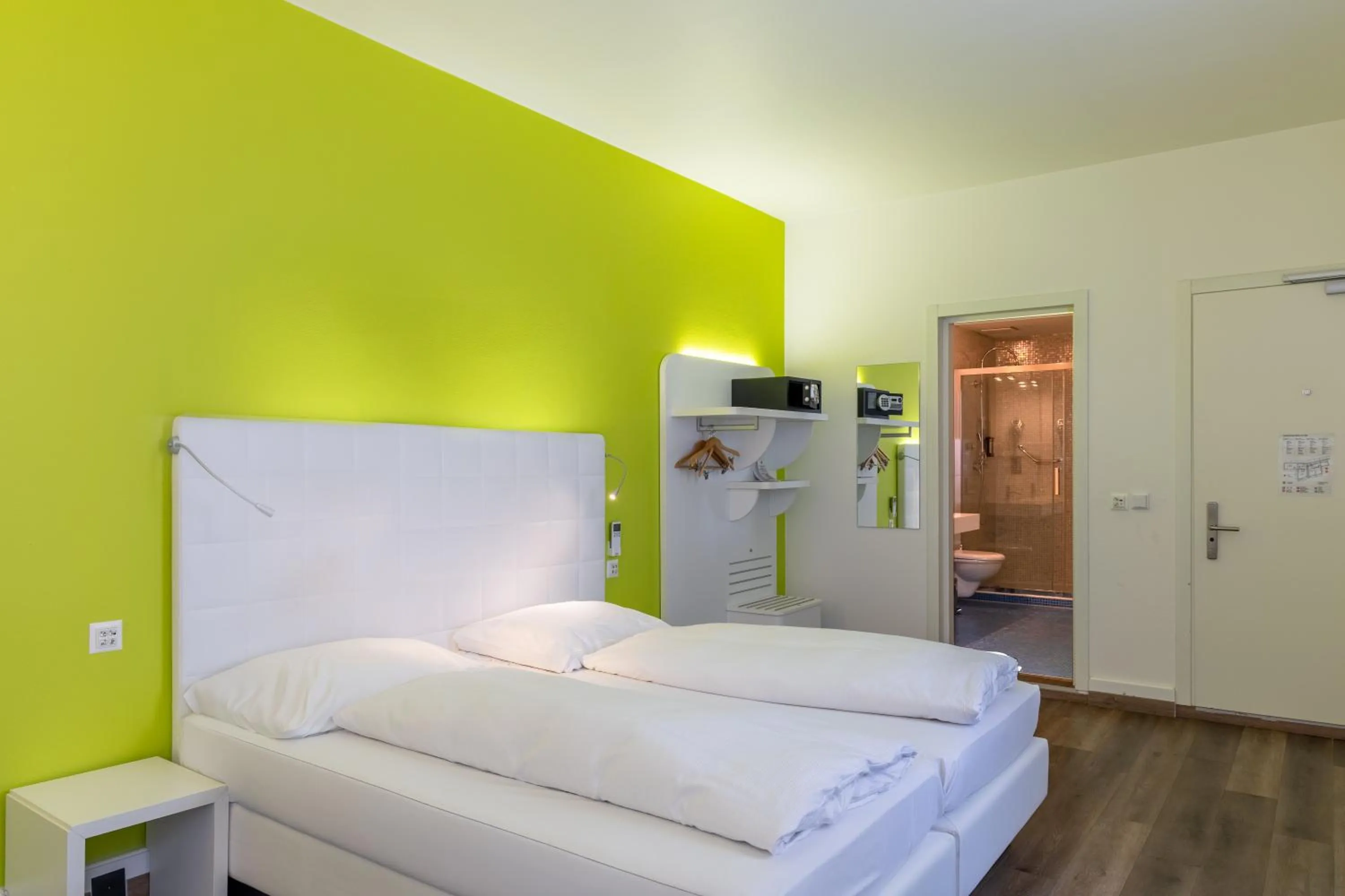 Bed in Hotel City Inn Basel