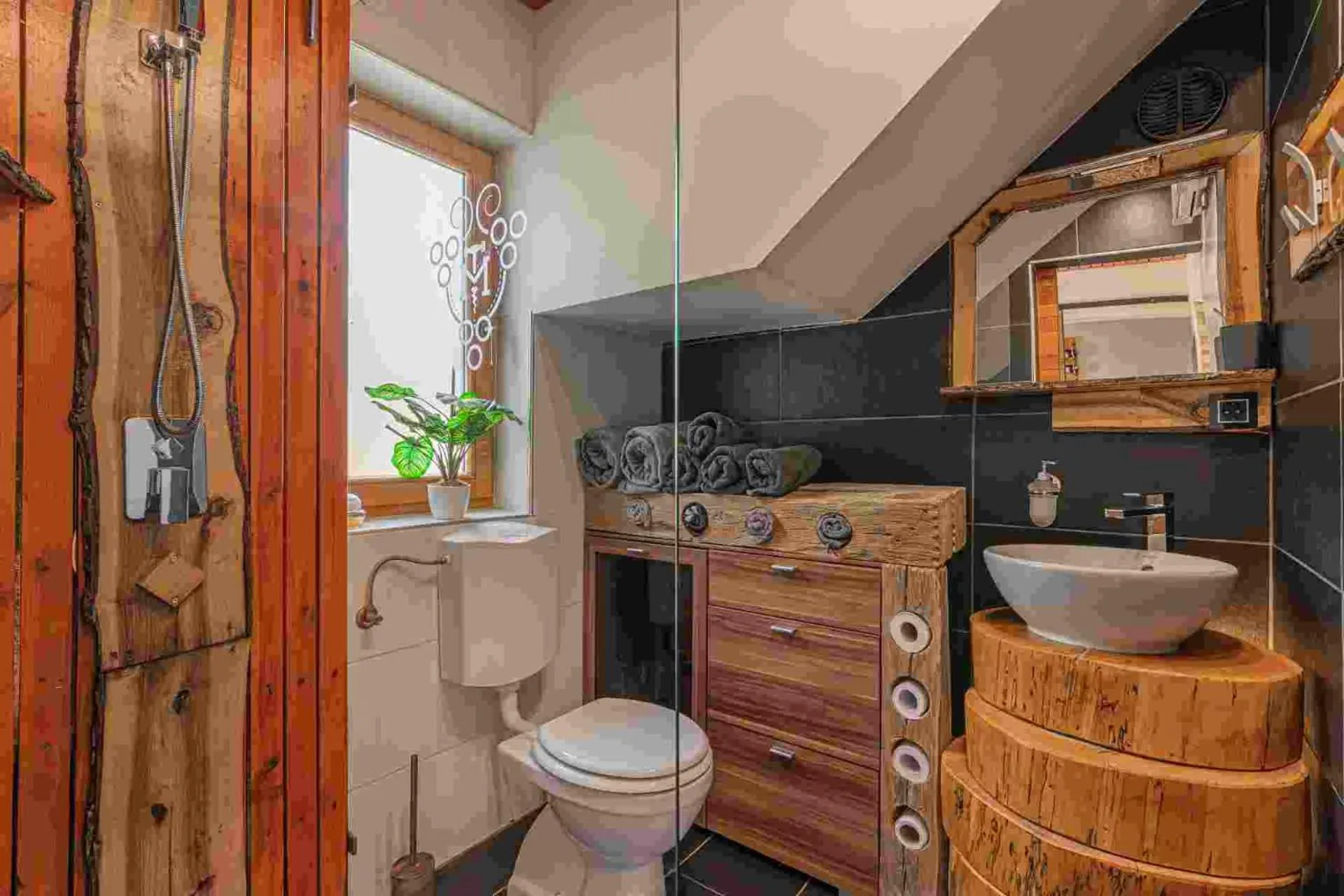 Bathroom in Vineyard cottage Matej