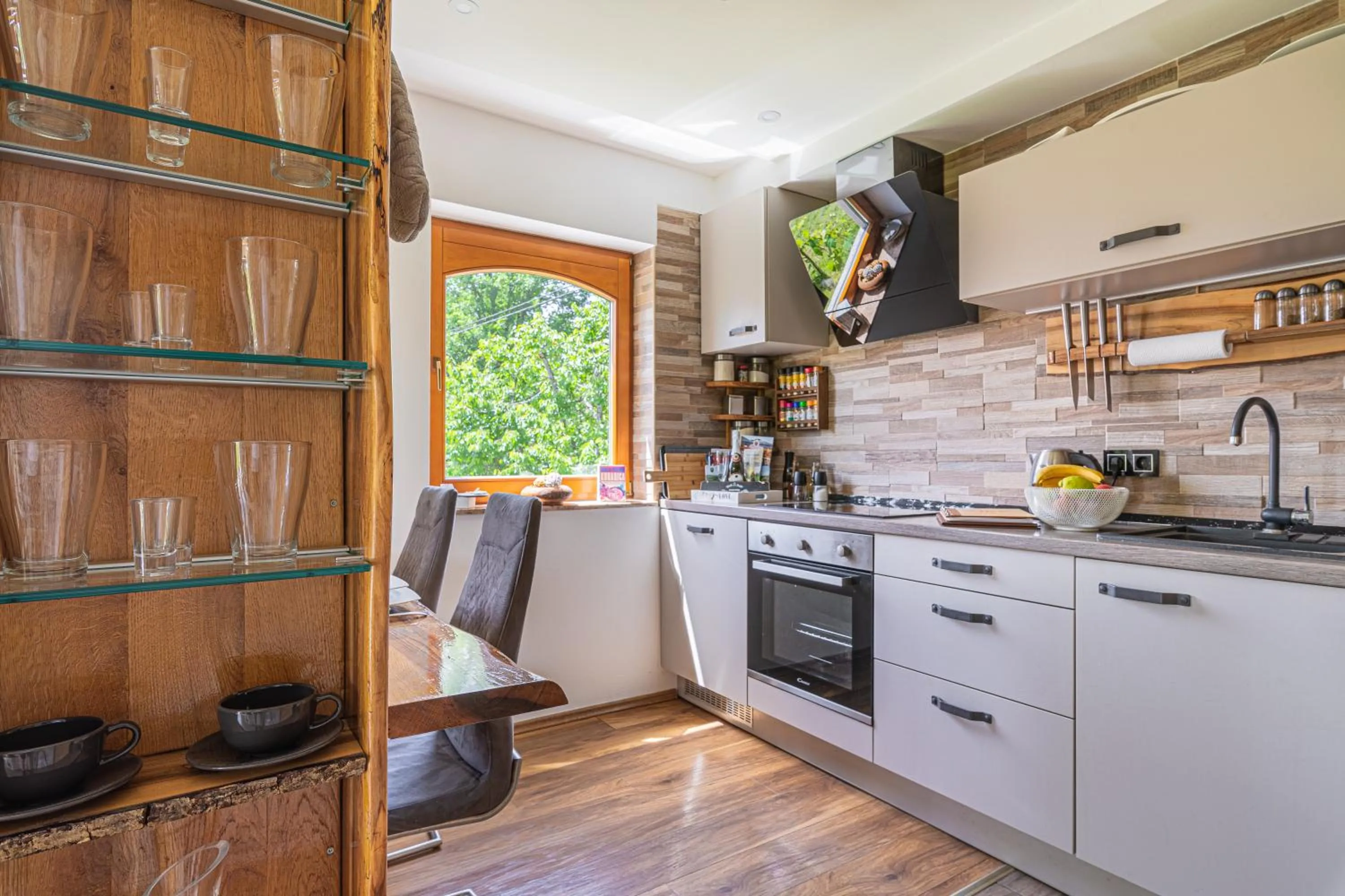 kitchen in Vineyard cottage Matej