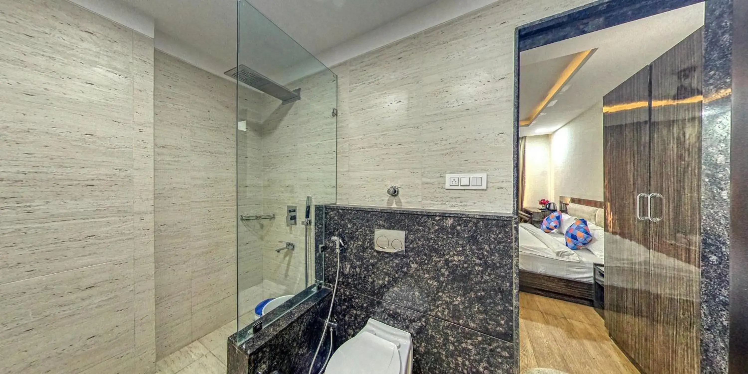 Bathroom in The Aanandam Hotel Resort Bathroom in The Aanandam Hotel Resort