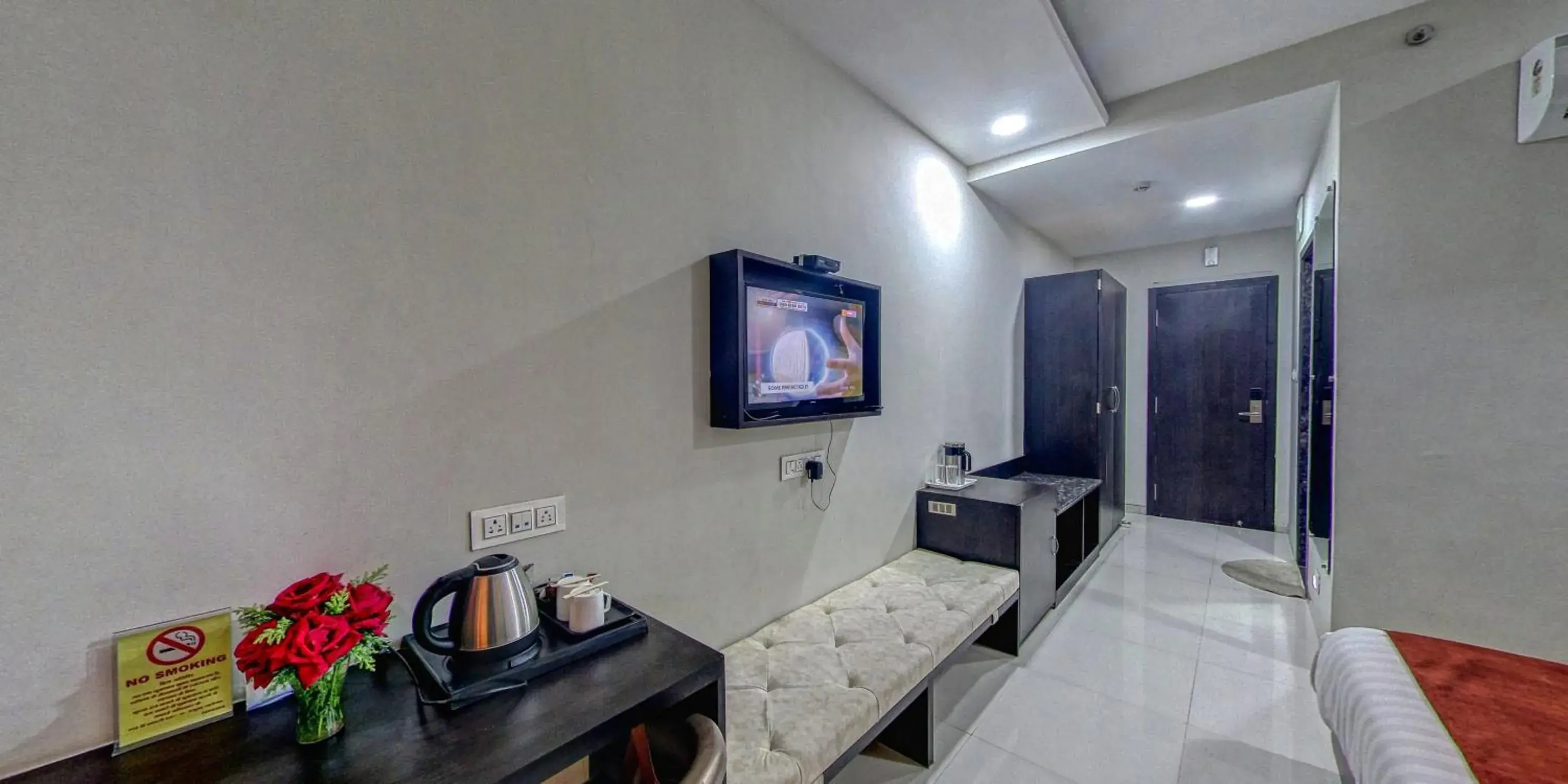 Bed in The Aanandam Hotel Resort Bed in The Aanandam Hotel Resort