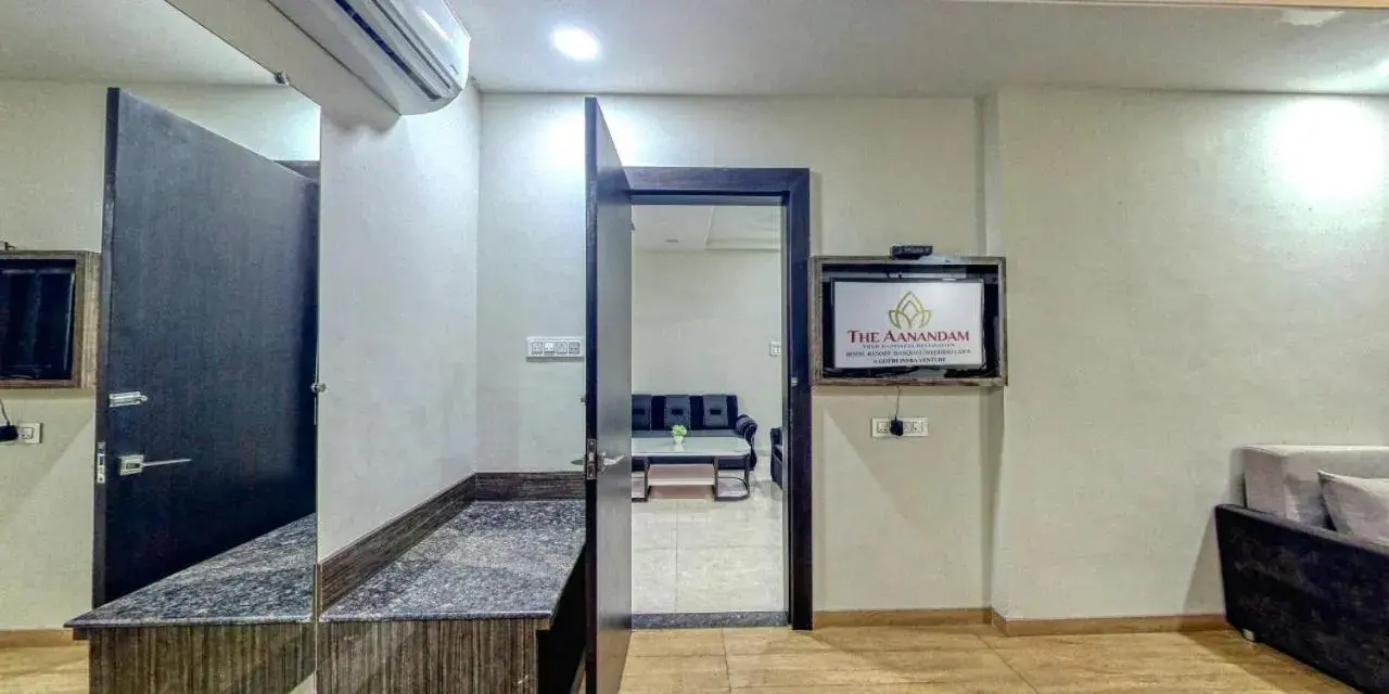 Bed in The Aanandam Hotel Resort Bed in The Aanandam Hotel Resort