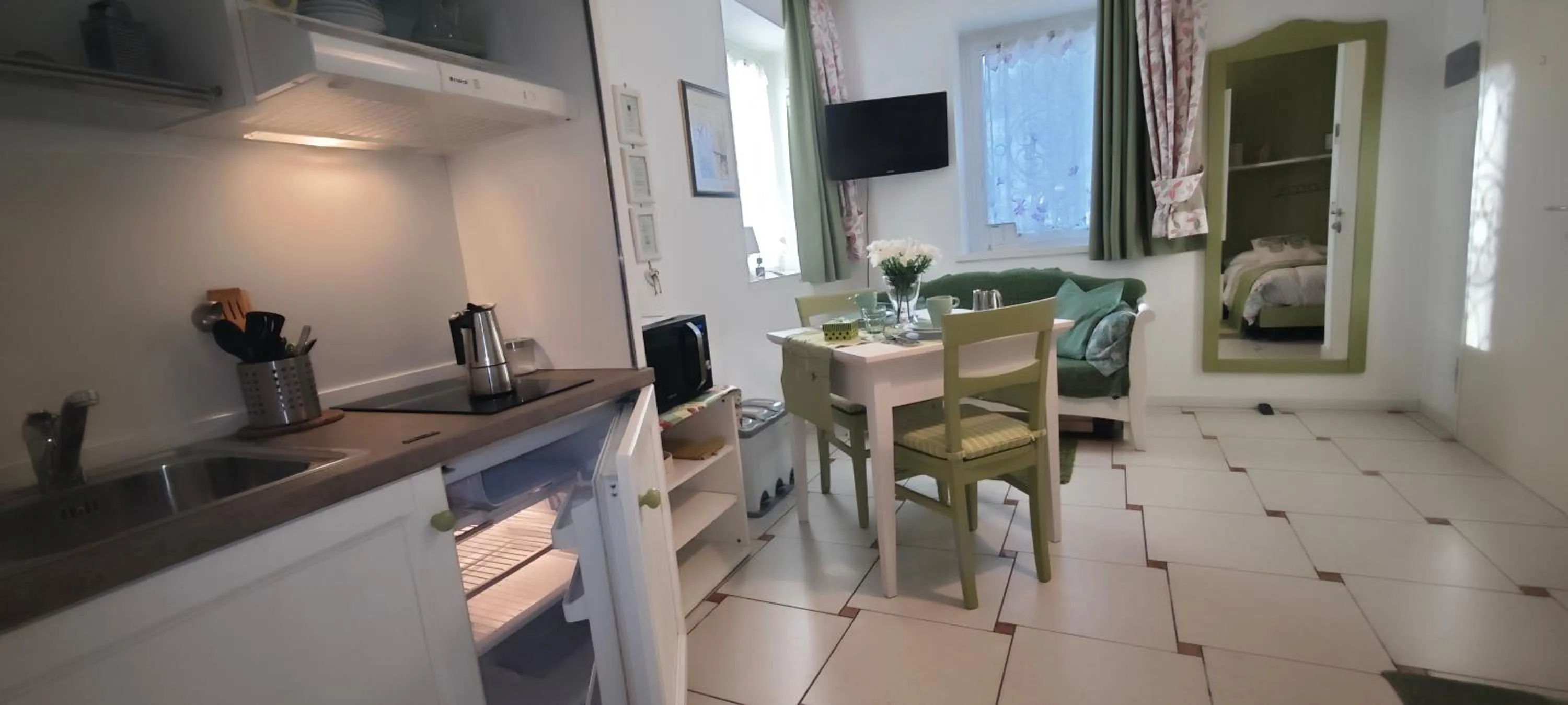 Kitchen or kitchenette in Casa Novecento "Rooms & apartments"