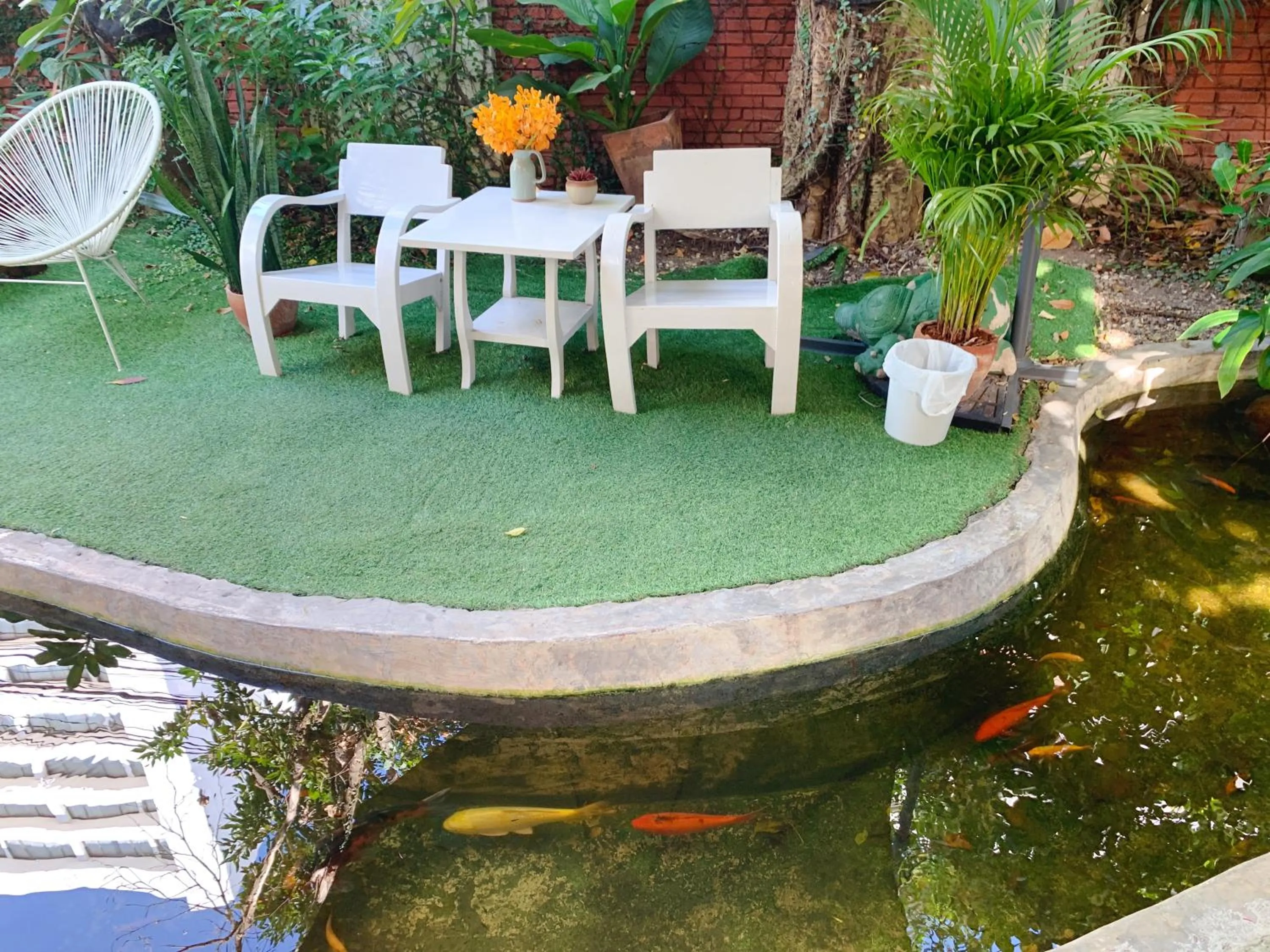 Garden in Dream Garden Villa Hotel Night Bazaar ChiangMai